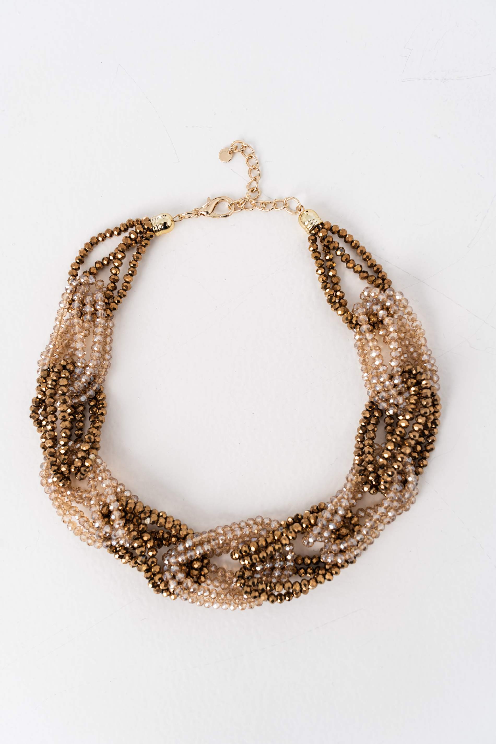 COLLAR ENREJADO BRILLO