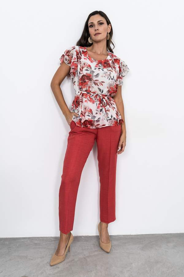 PANTALÓN GOMA CORDÓN ROJO