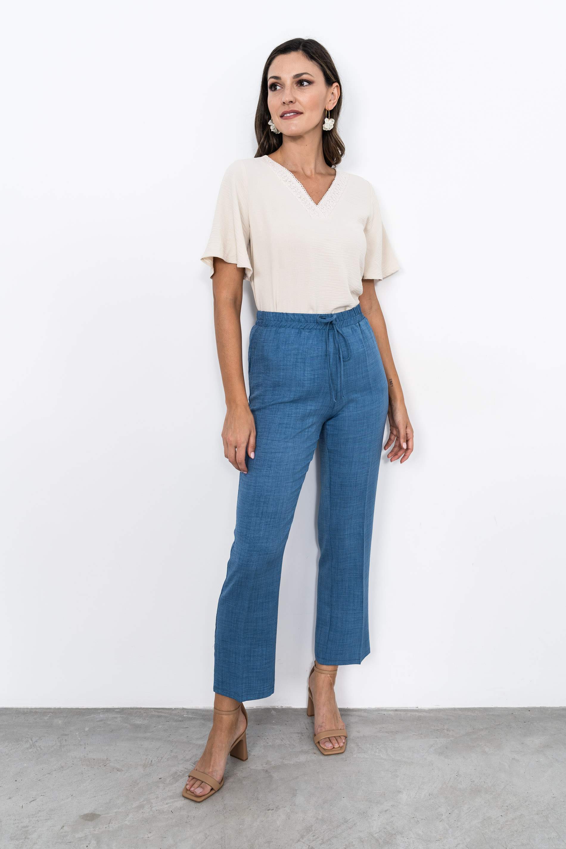 PANTALÓN GOMA CORDÓN AZUL
