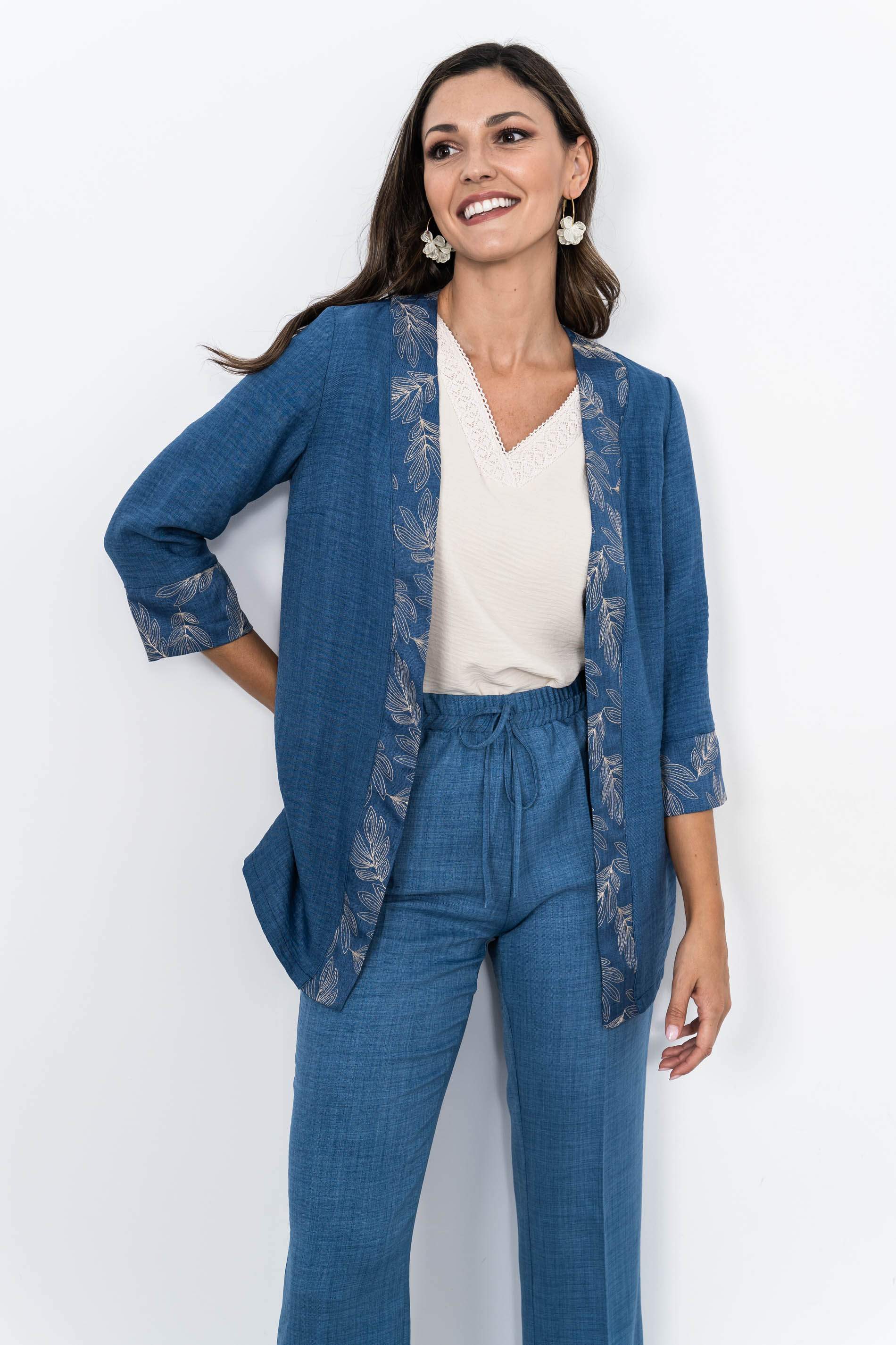 PANTALÓN GOMA CORDÓN AZUL