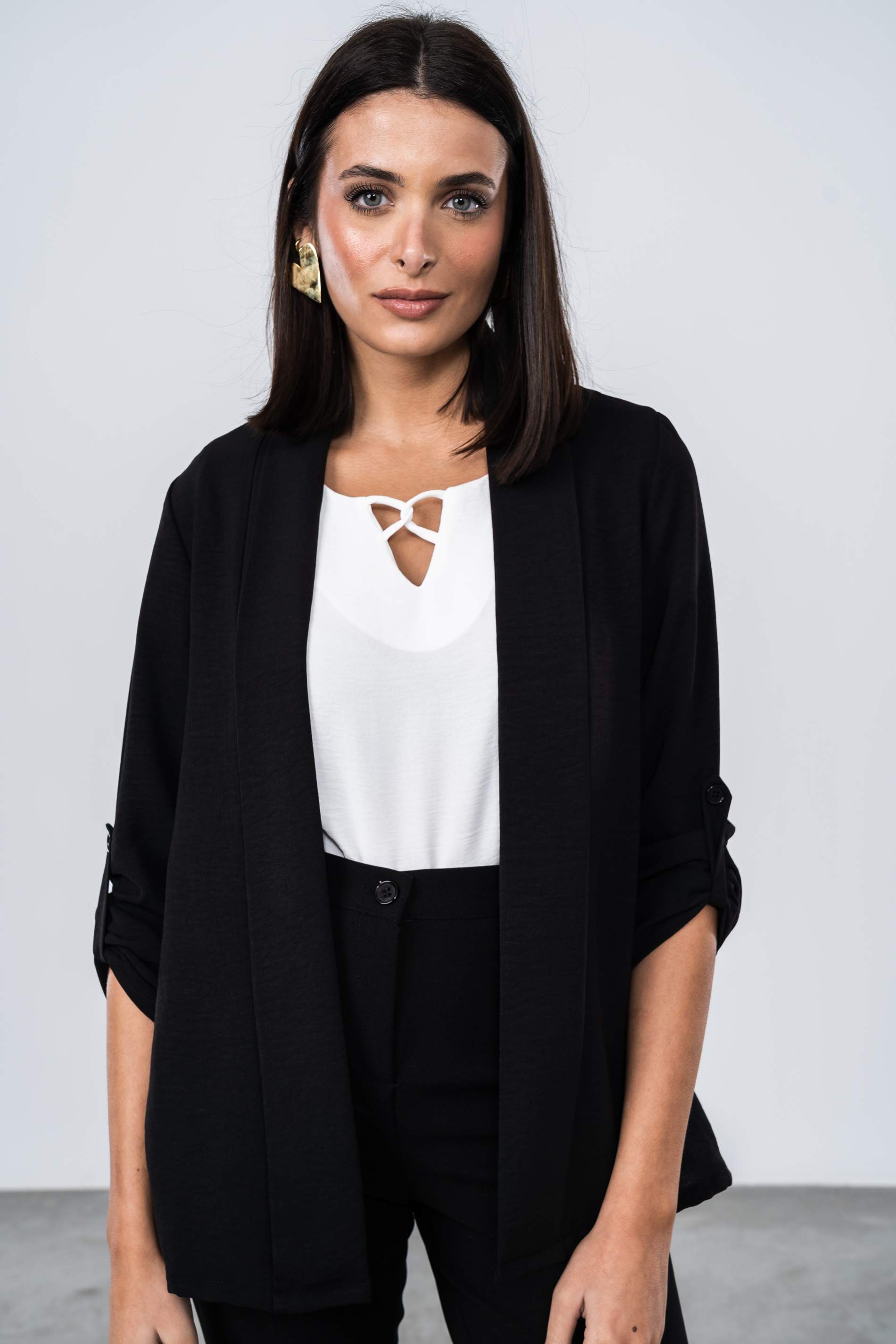 SOBRECAMISA TRABILLA NEGRO