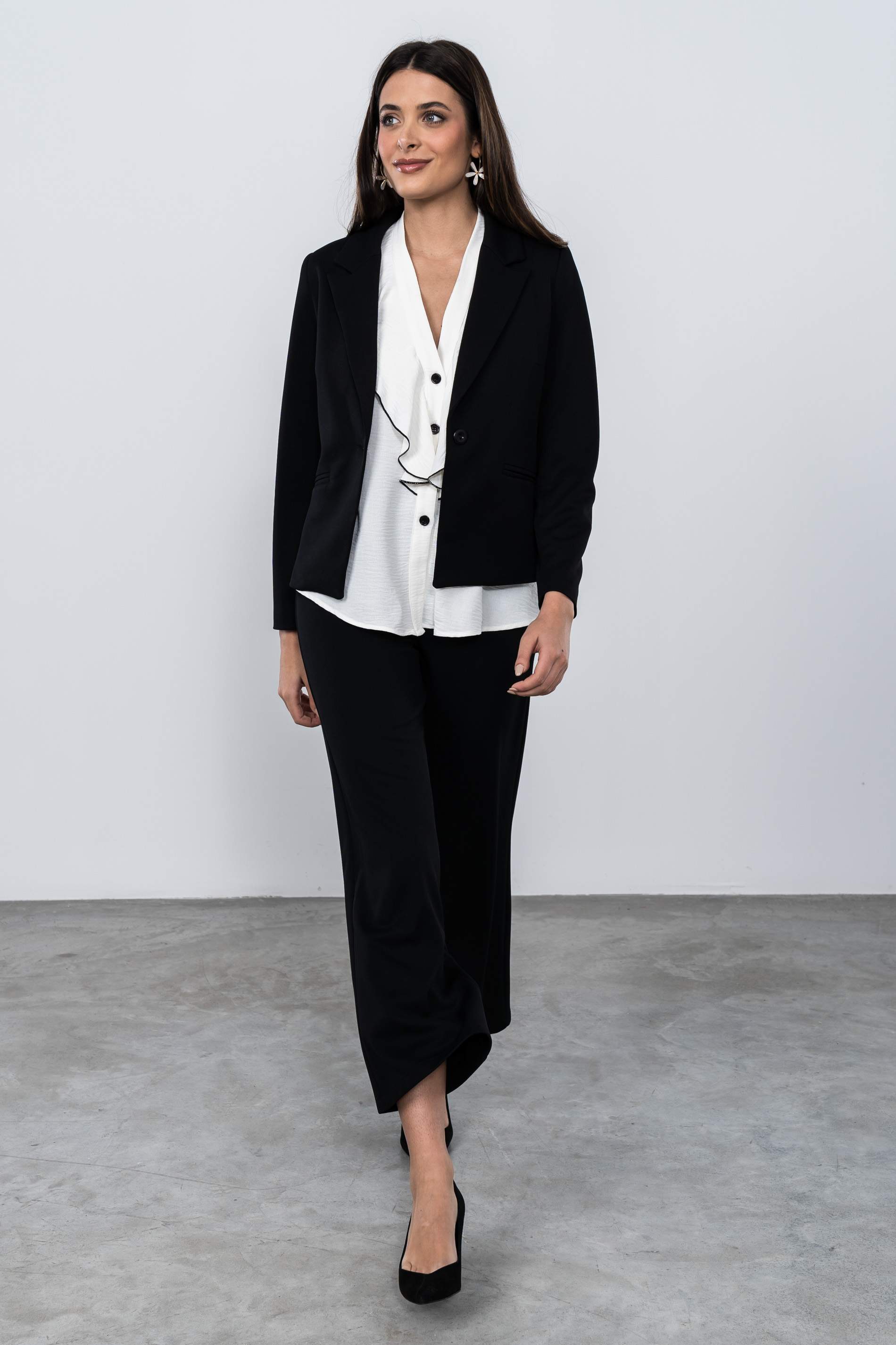 PANTALÓN ANCHO NEGRO