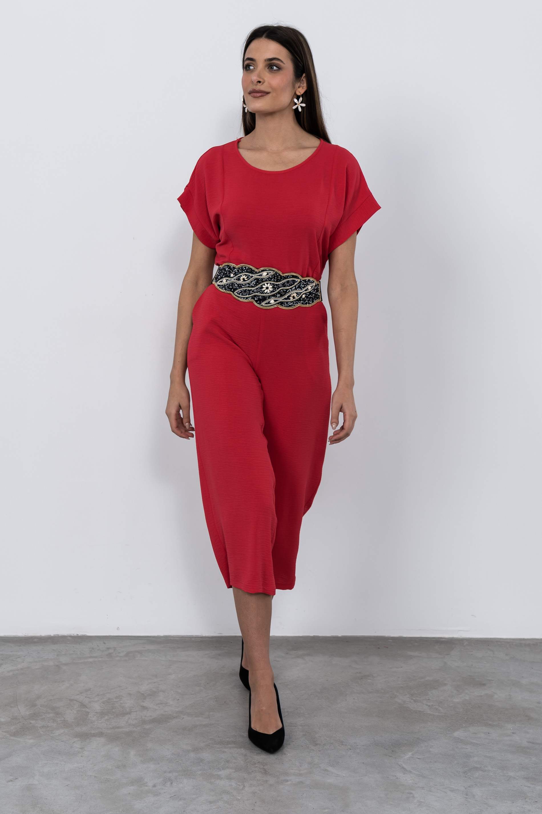 BLUSA CORTES DELANTERO FRESA