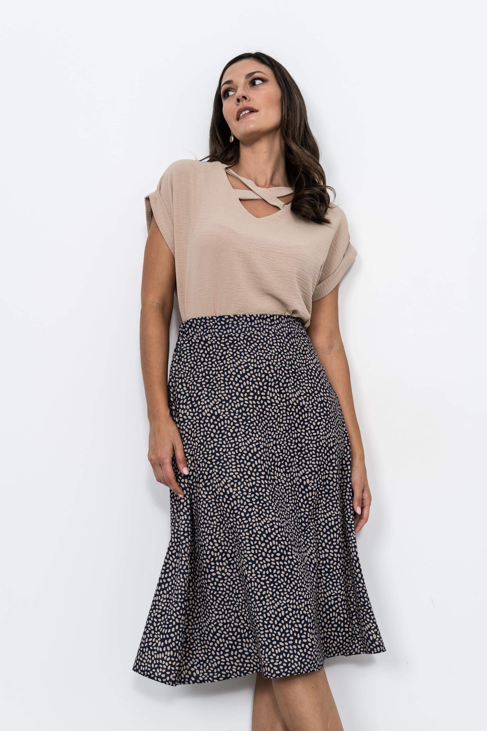 BLUSA CRUCETA ESCOTE ARENA