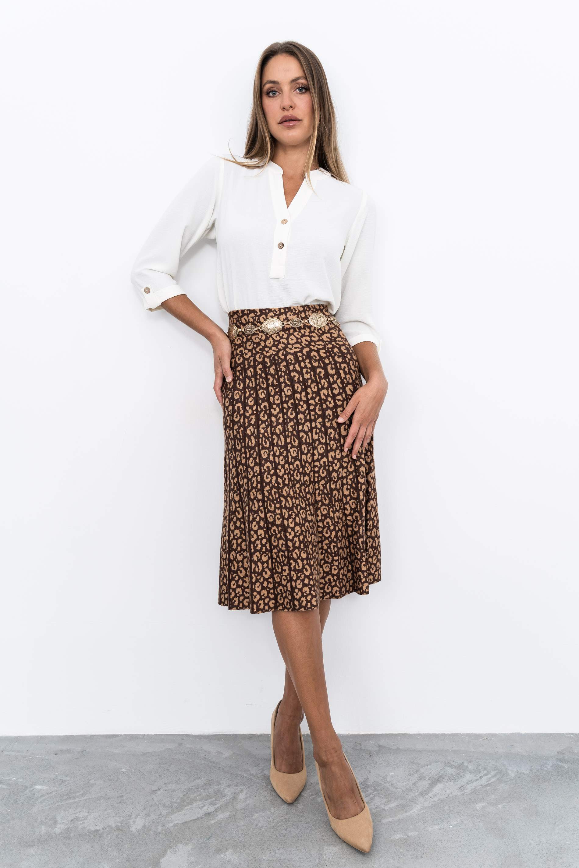 BLUSA BOTONES M/F CRUDO