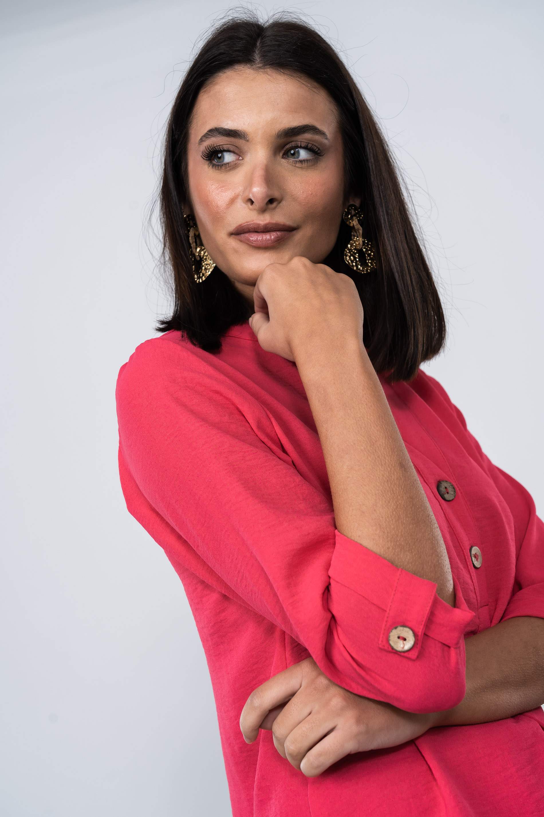 BLUSA BOTONES M/F FRESA