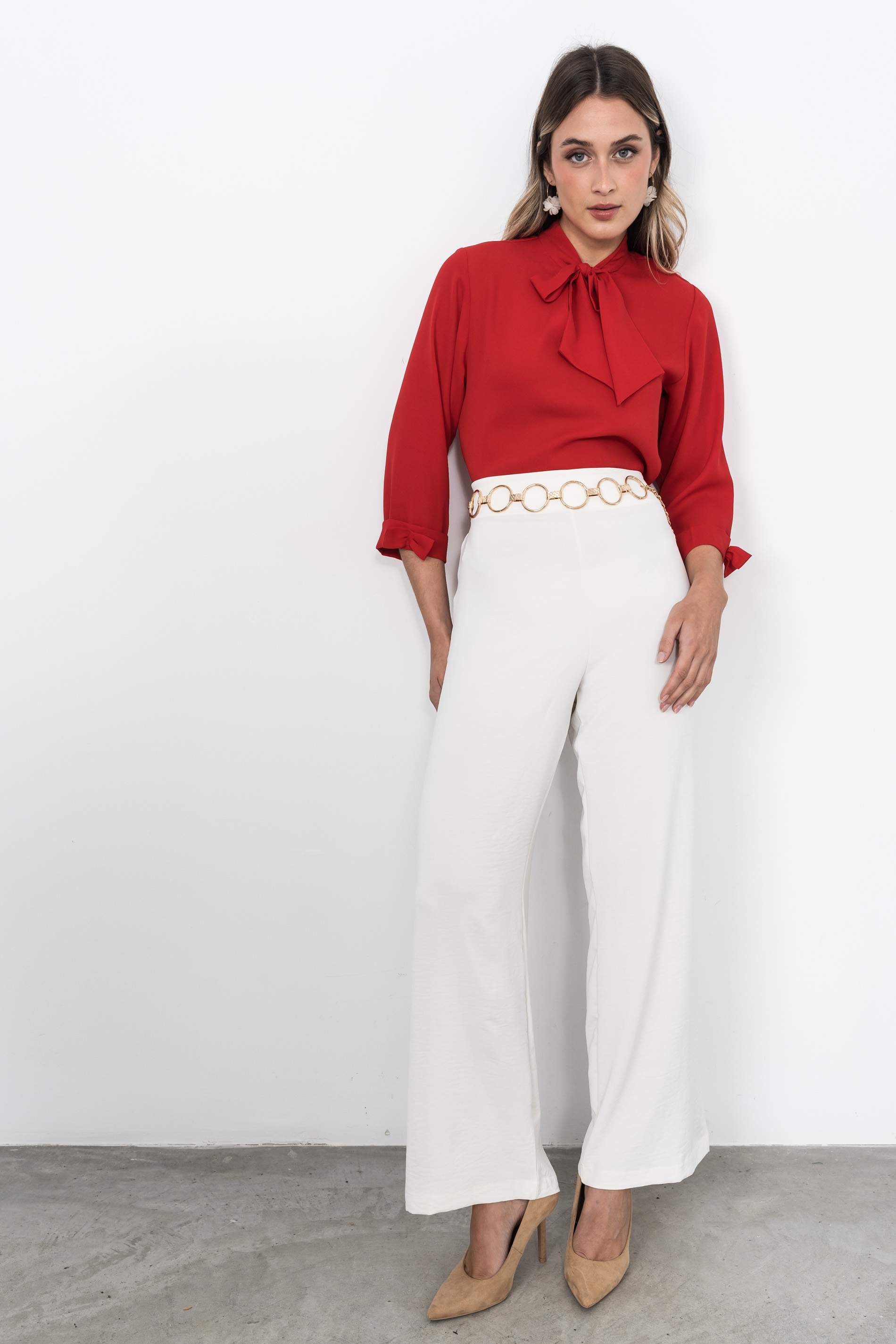 BLUSA LAZADAS ROJO
