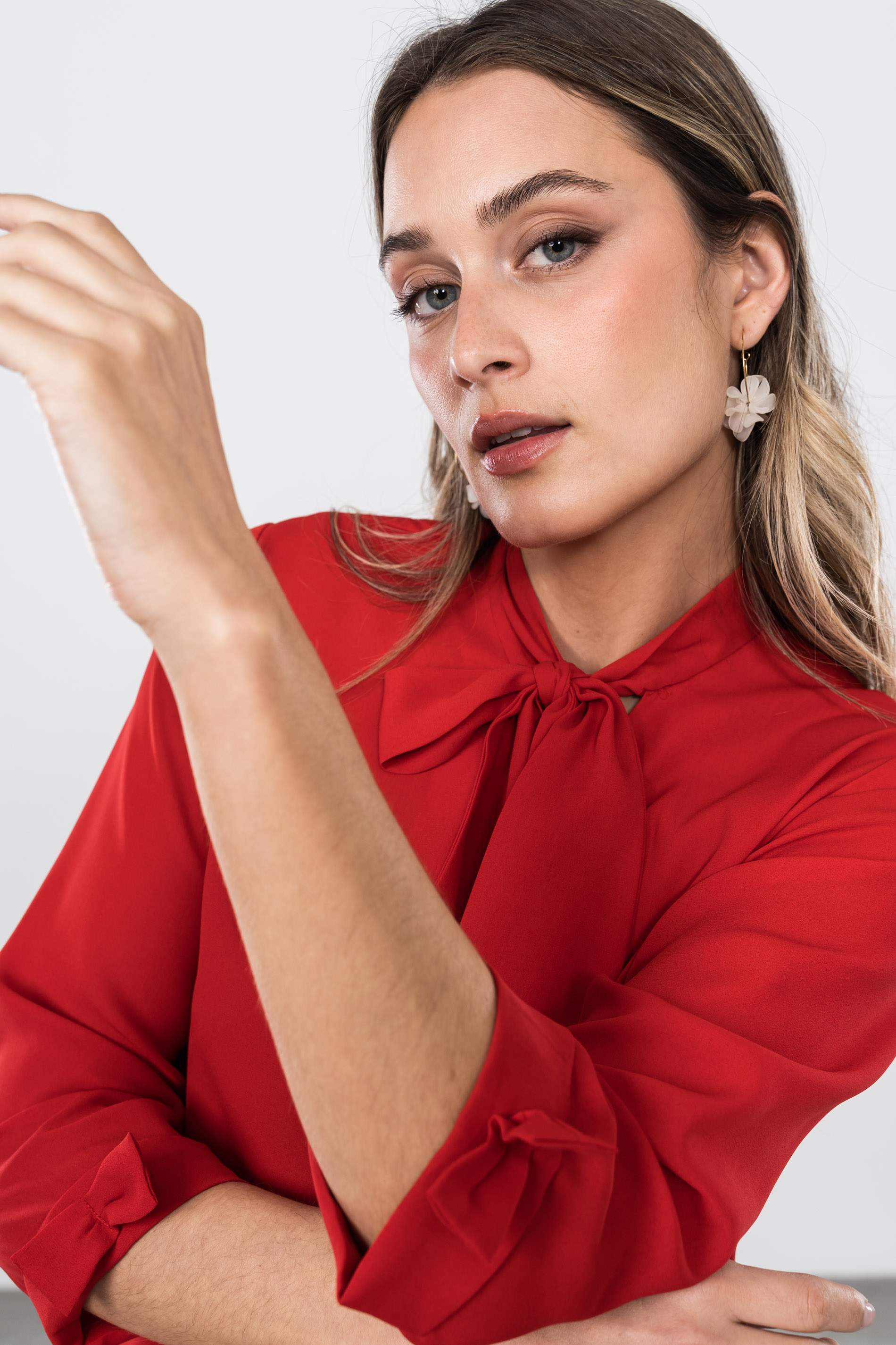 BLUSA LAZADAS ROJO