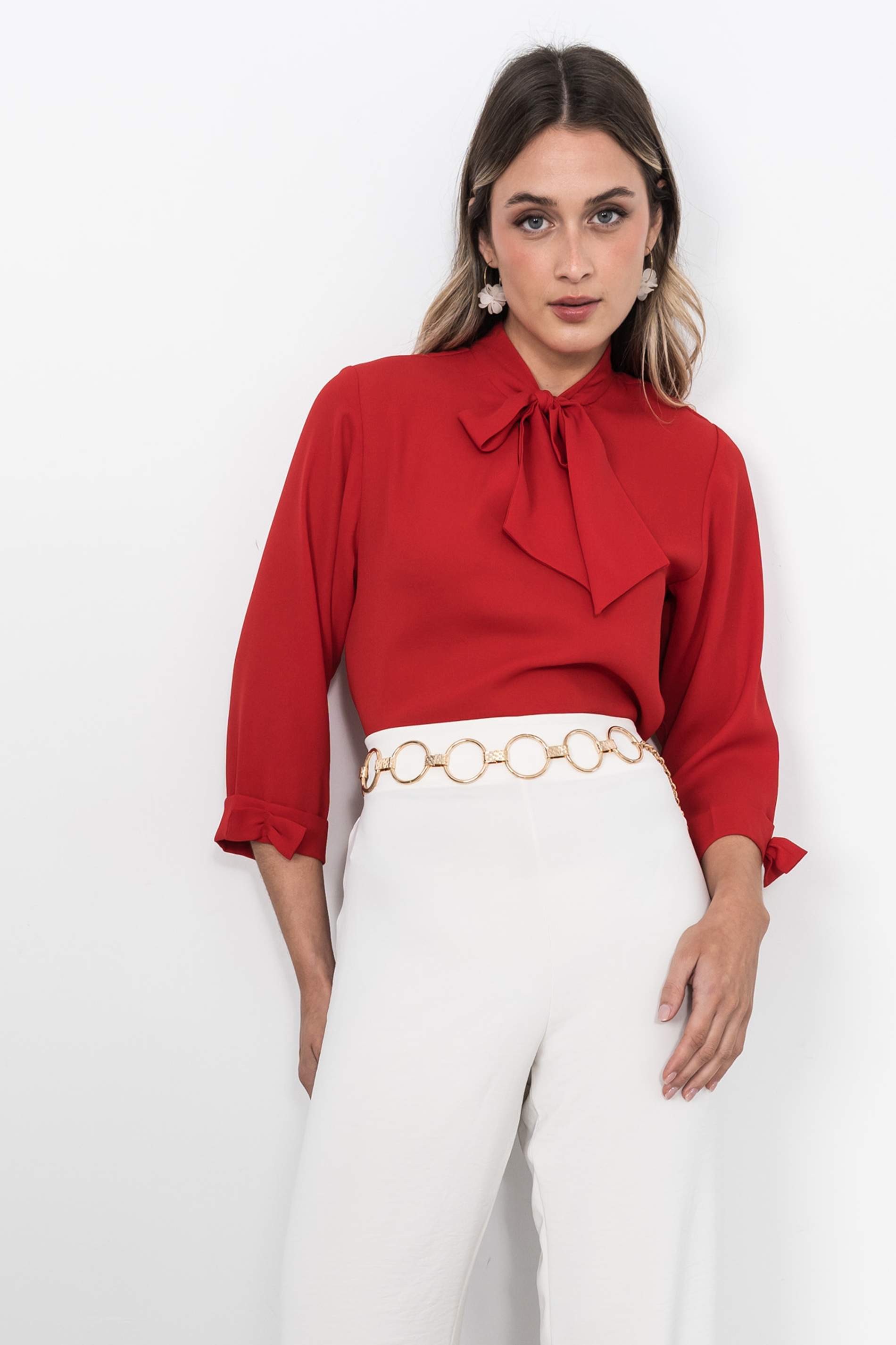 BLUSA LAZADAS ROJO