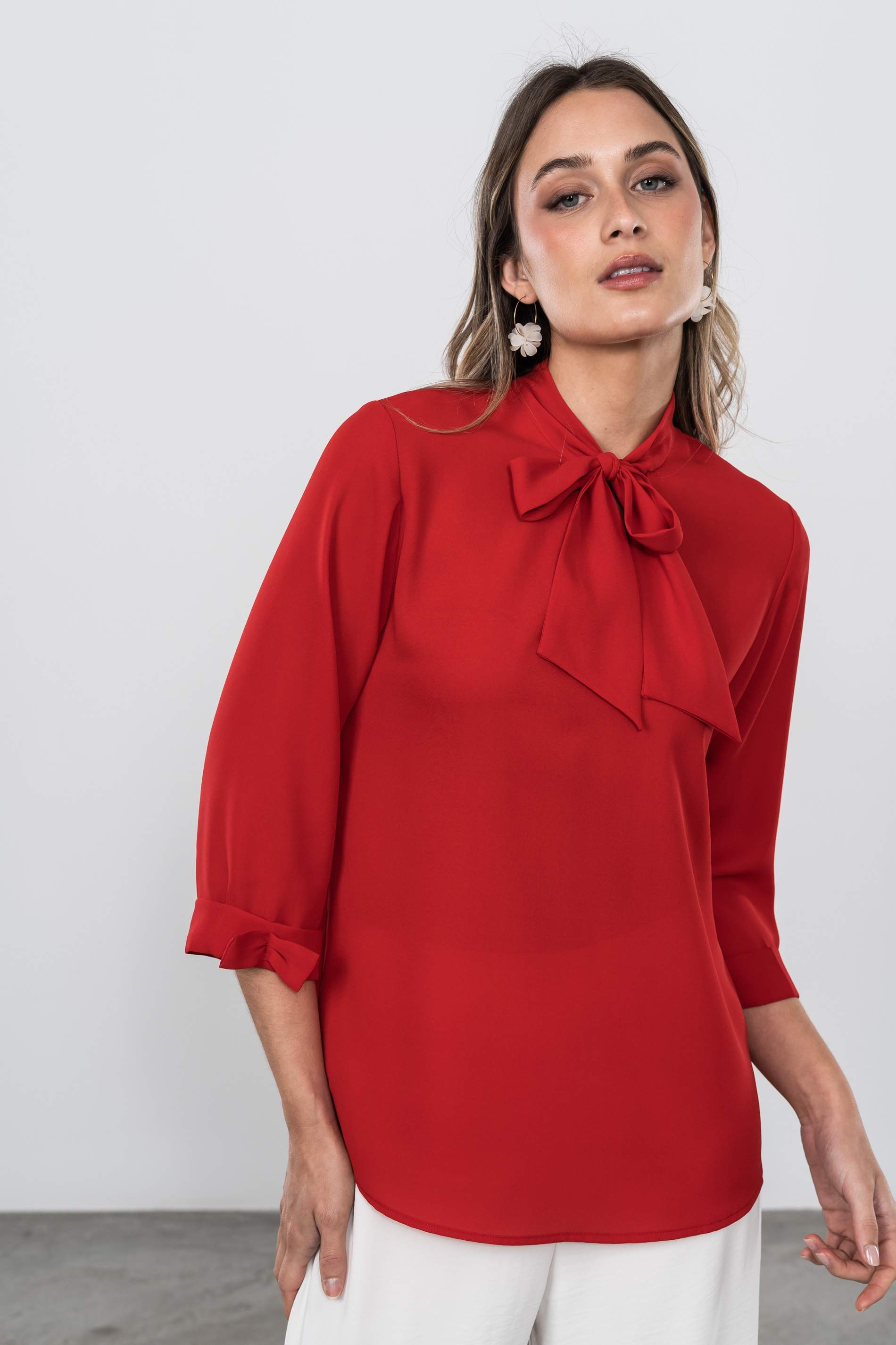 BLUSA LAZADAS ROJO