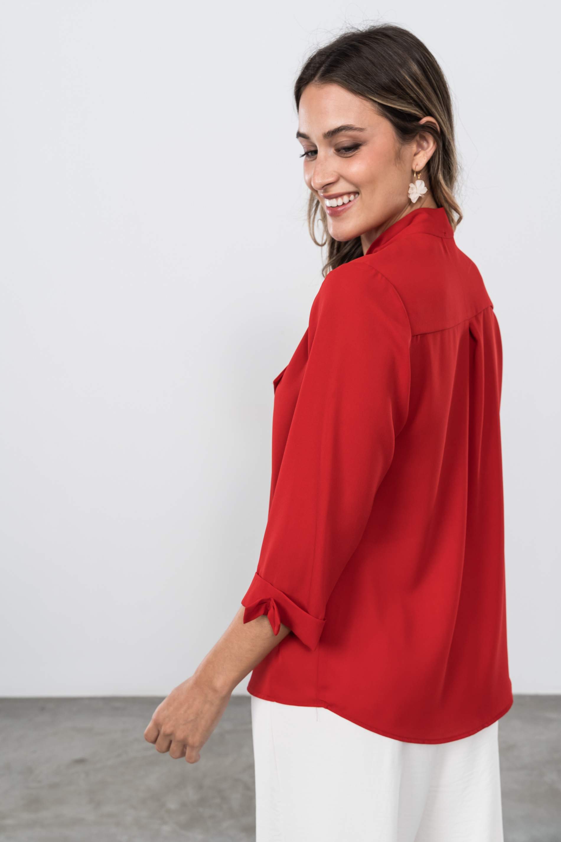 BLUSA LAZADAS ROJO