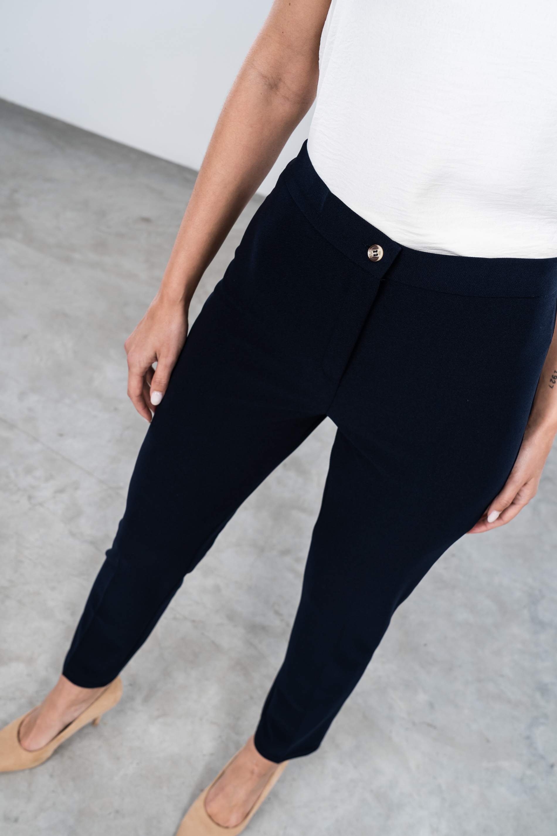 PANTALÓN GOMA CINTURA MARINO