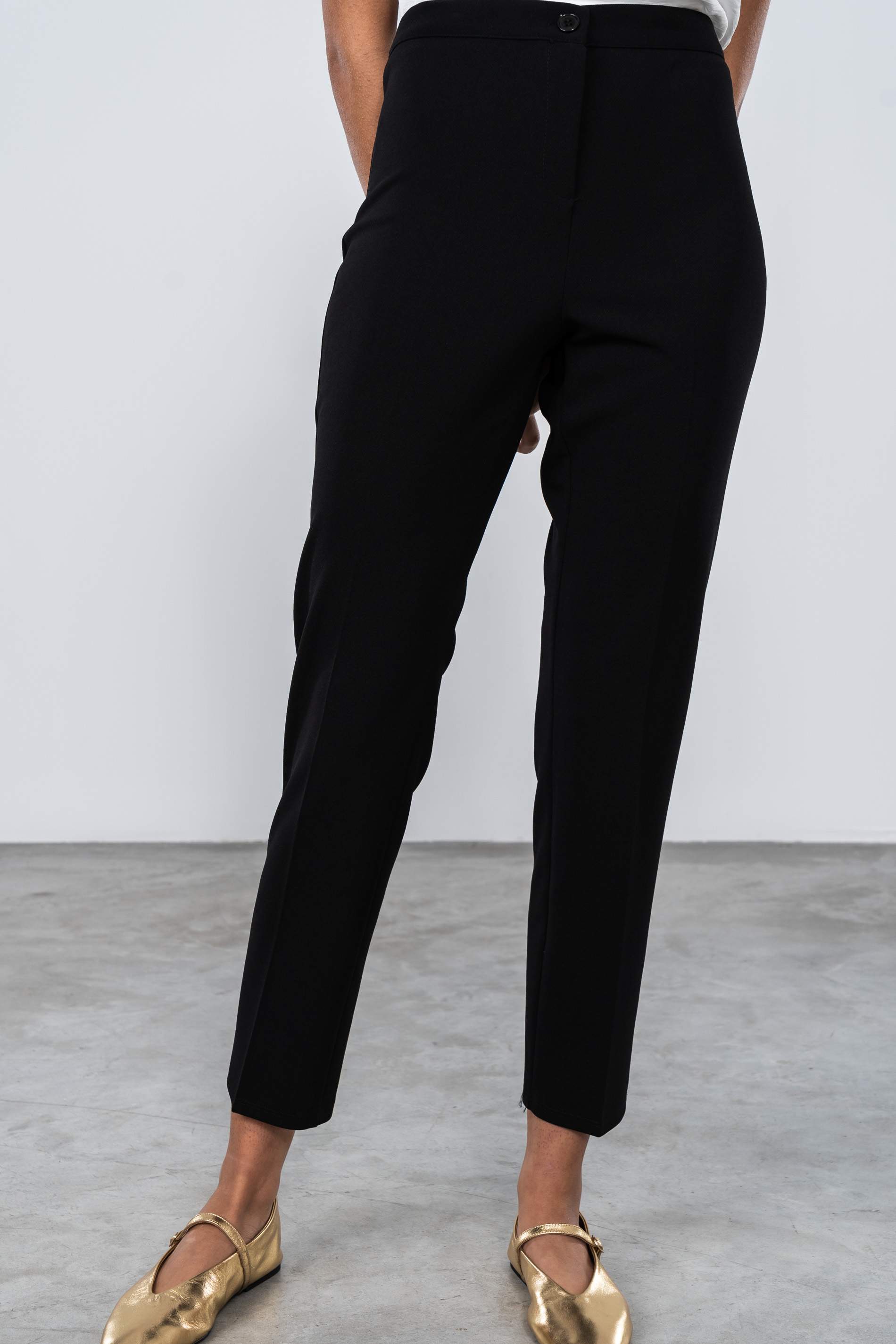 PANTALÓN GOMA CINTURA NEGRO