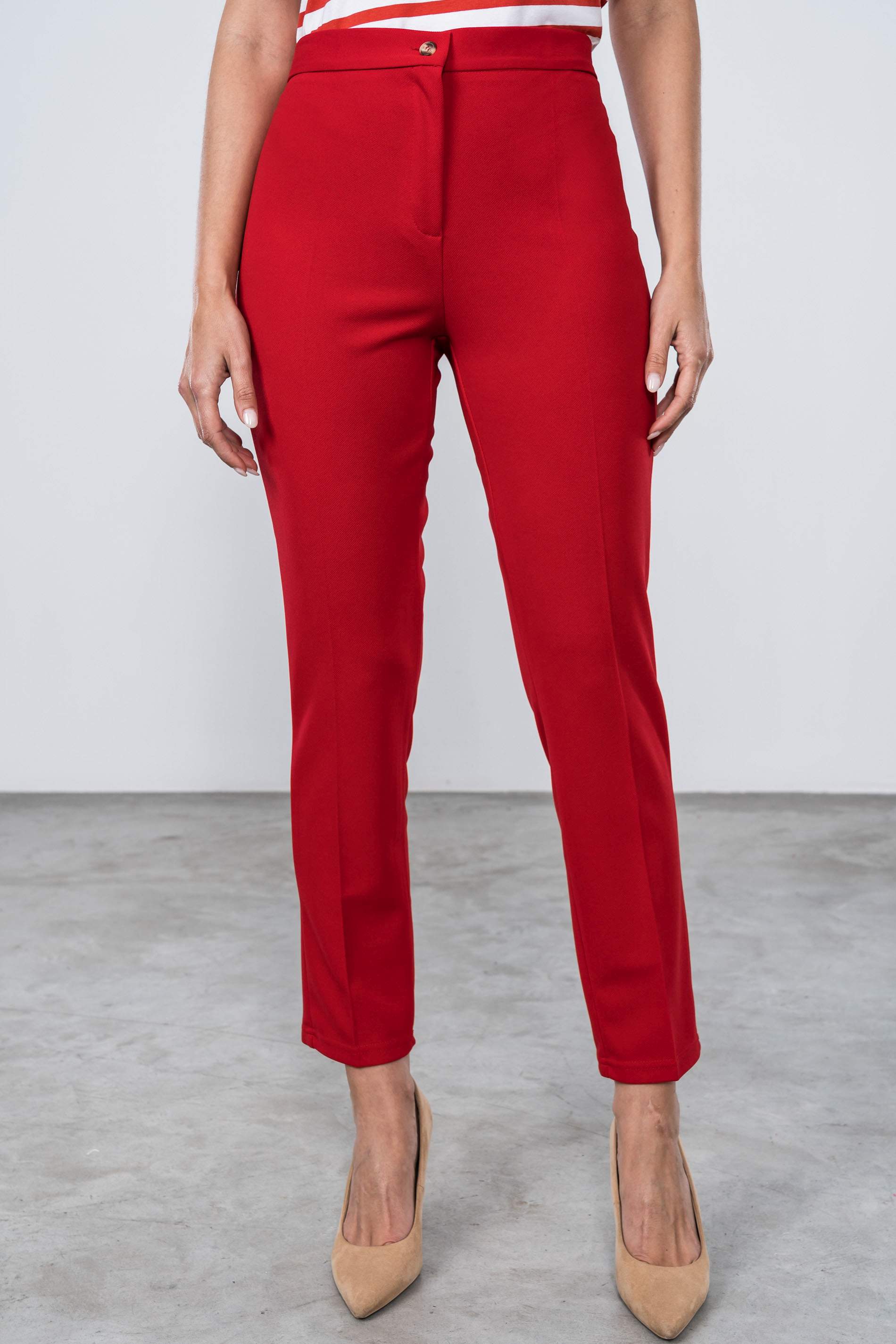 PANTALÓN GOMA CINTURA ROJO