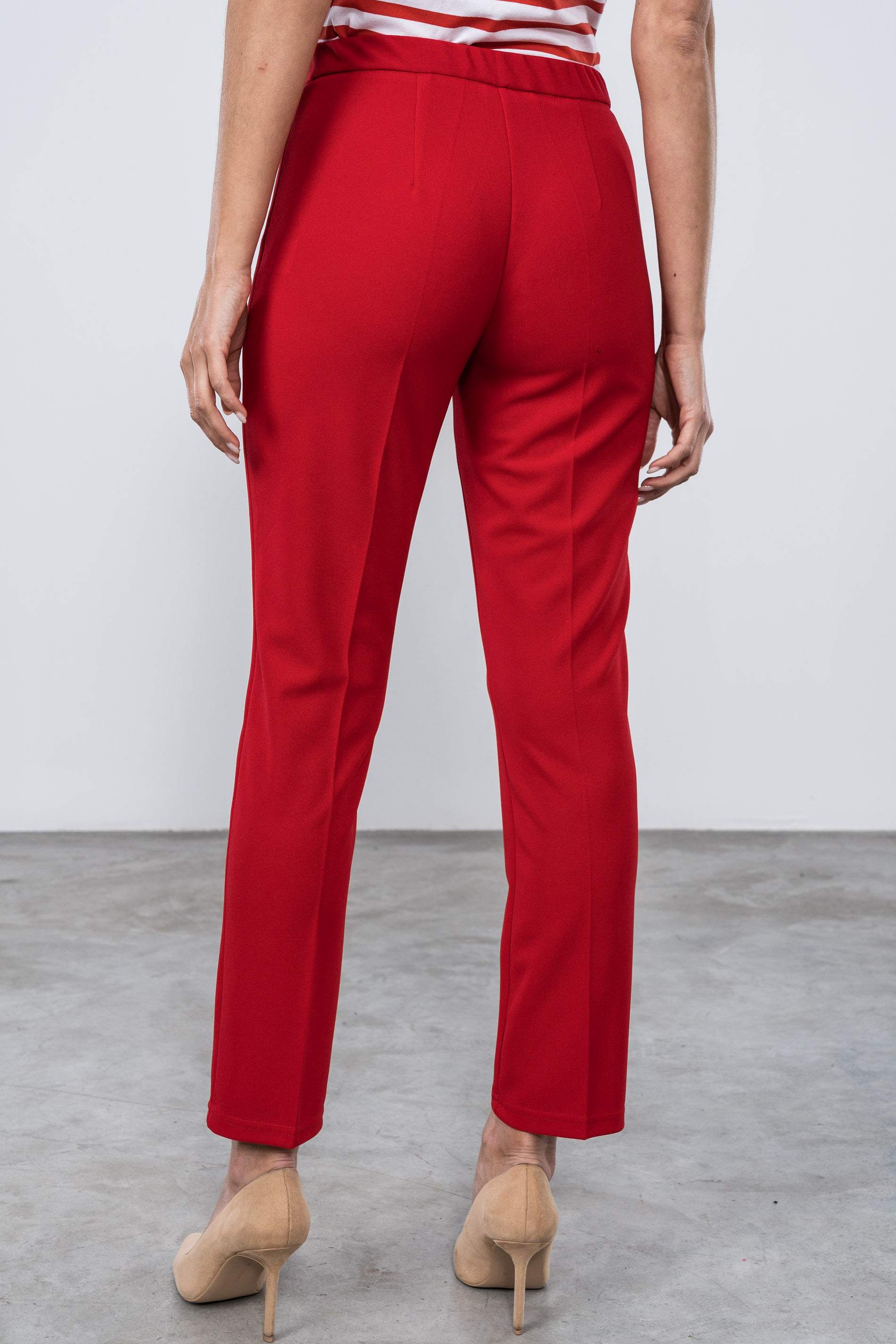 PANTALÓN GOMA CINTURA ROJO