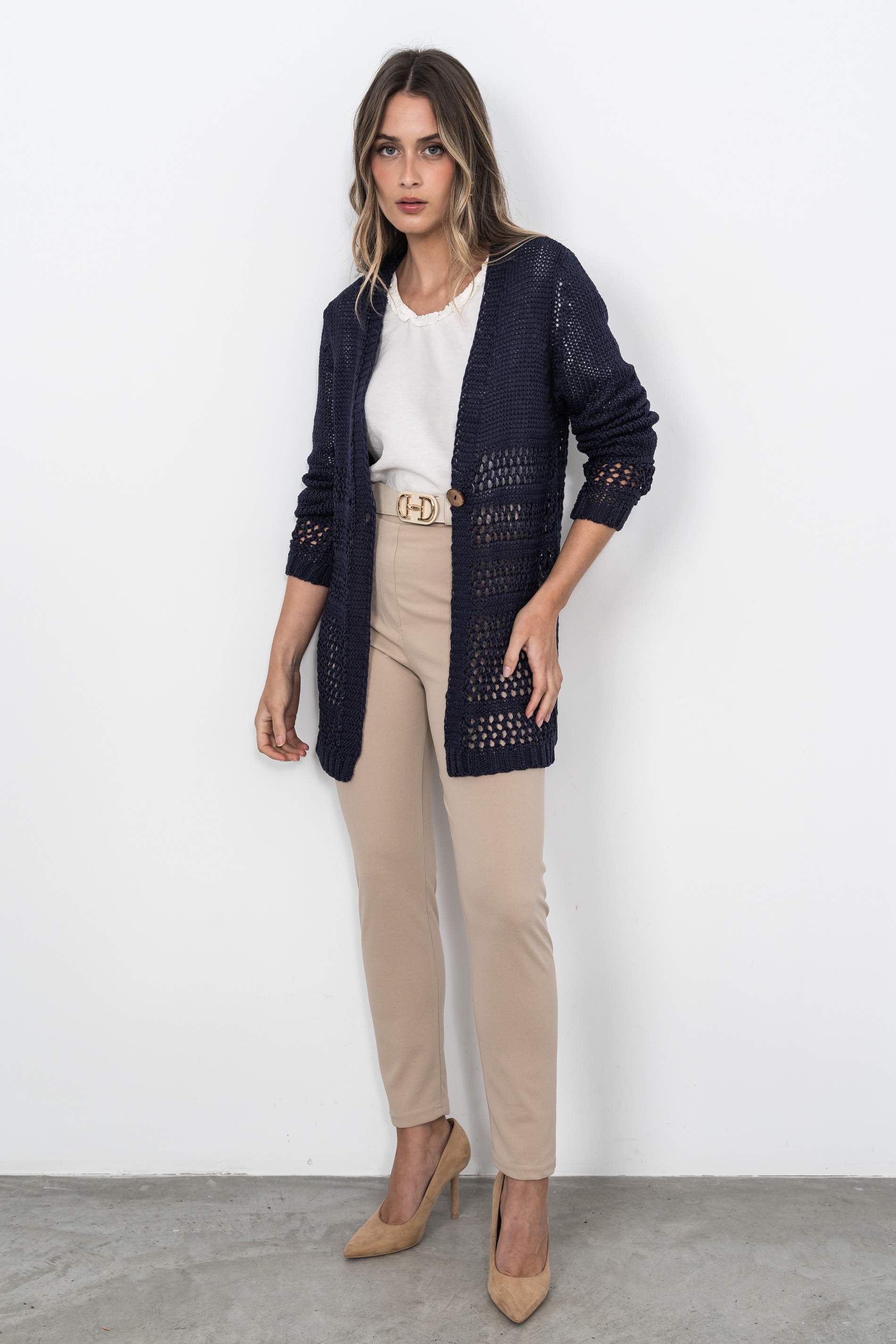 LEGGIN 5 BOLSILLOS BEIGE