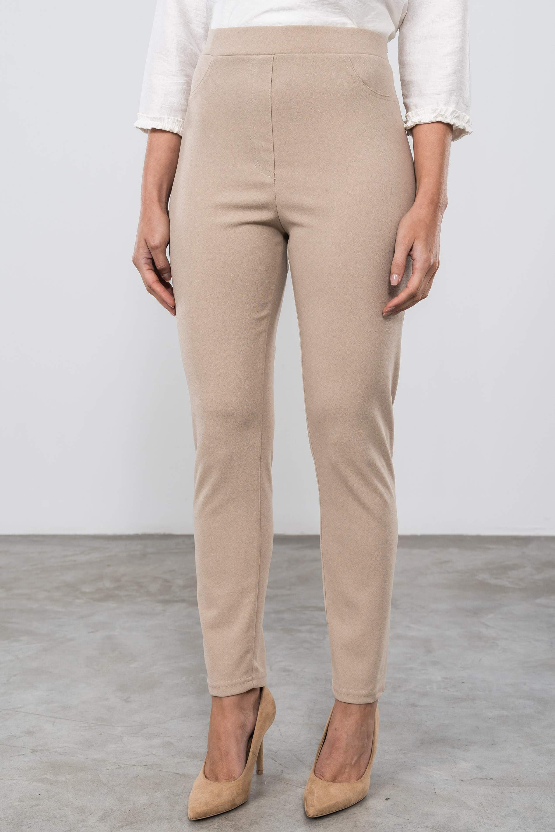LEGGIN 5 BOLSILLOS BEIGE