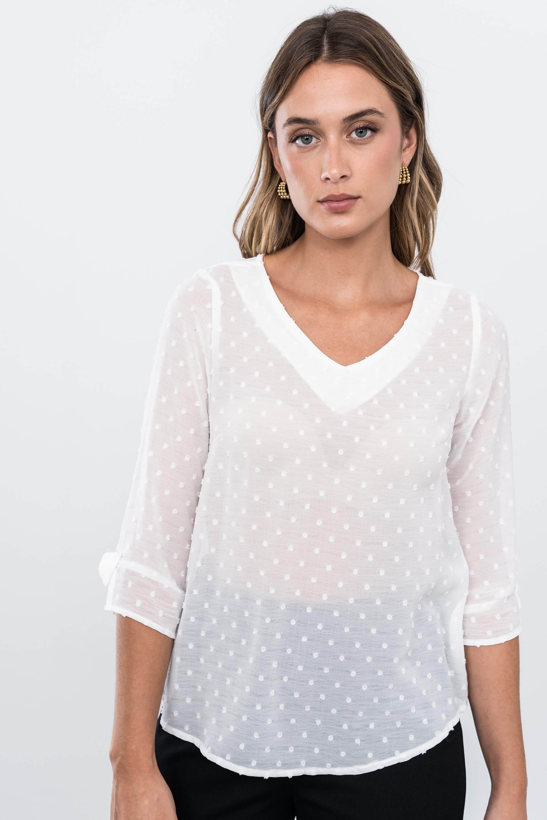BLUSA PLUMETI CRUDO