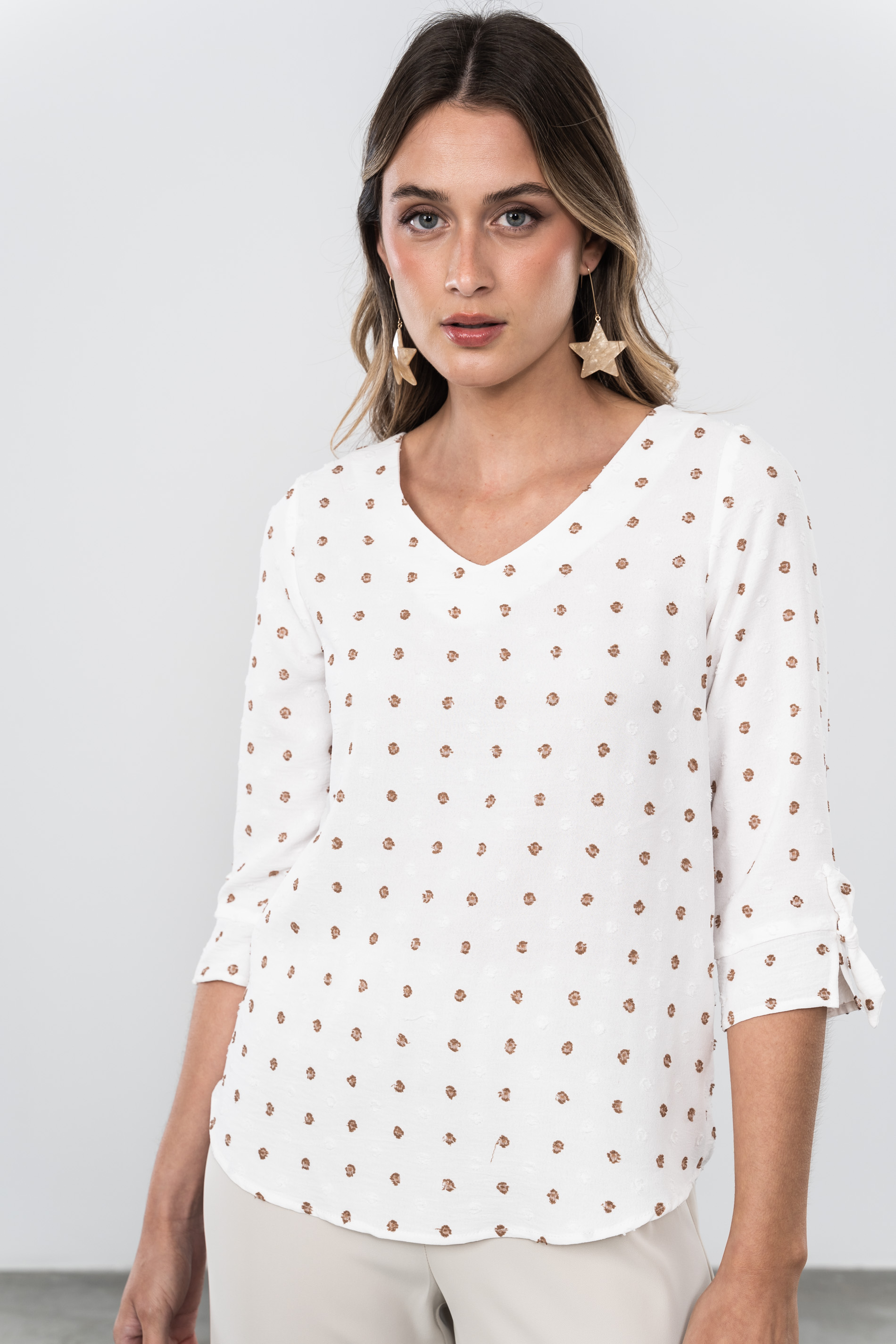 BLUSA PLUMETI COMBINADO 