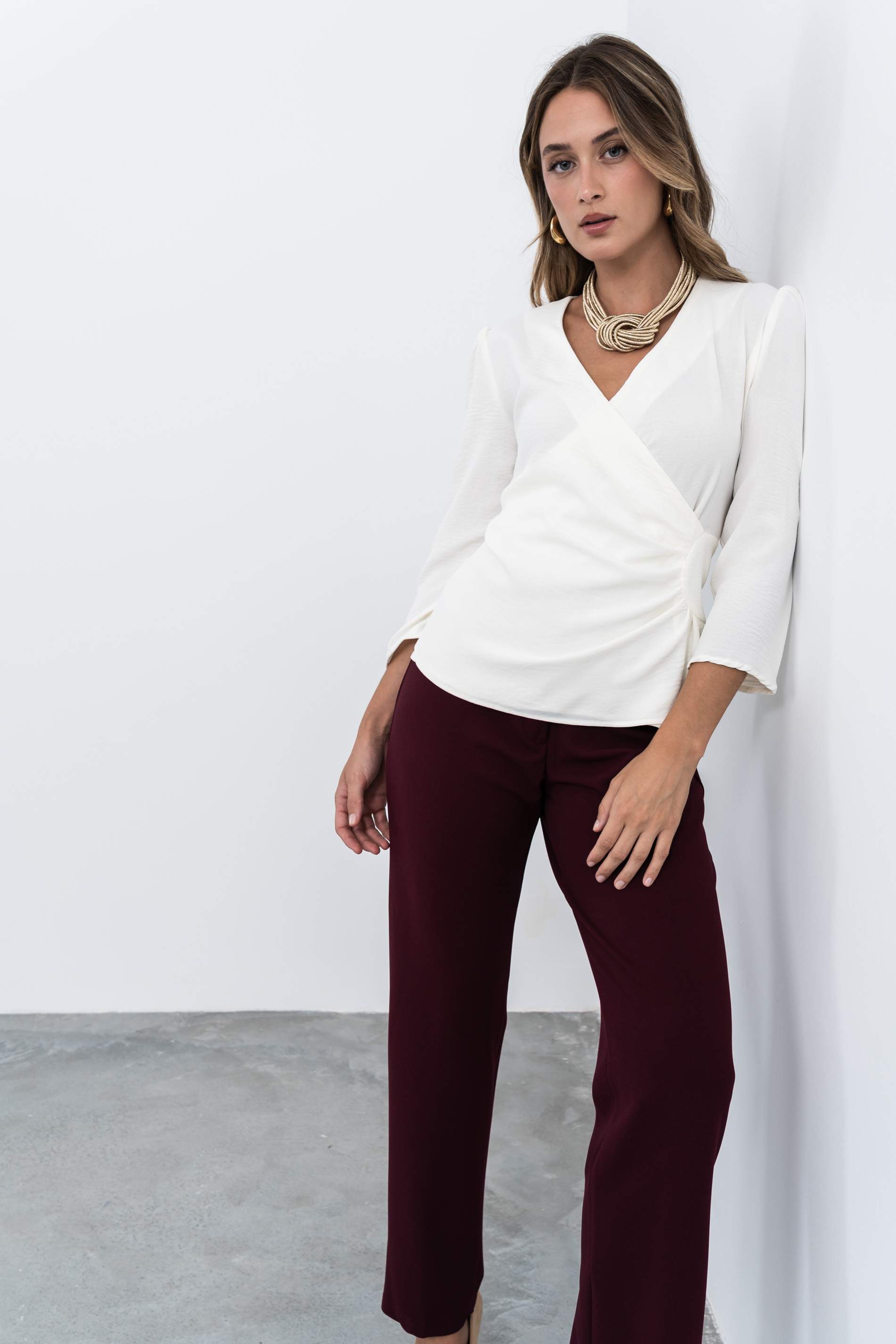 BLUSA FRUNCE CINTURA
