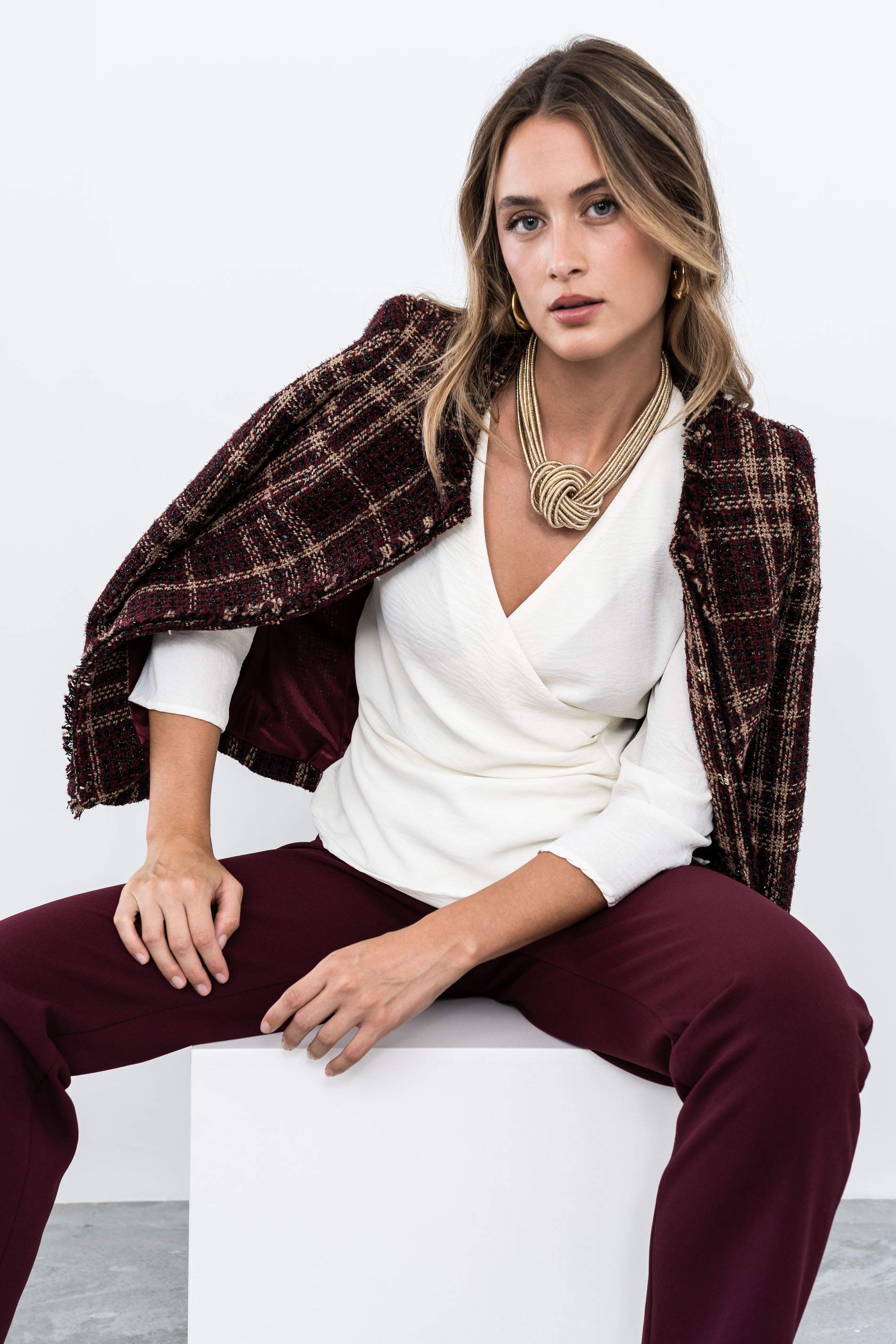 BLUSA FRUNCE CINTURA