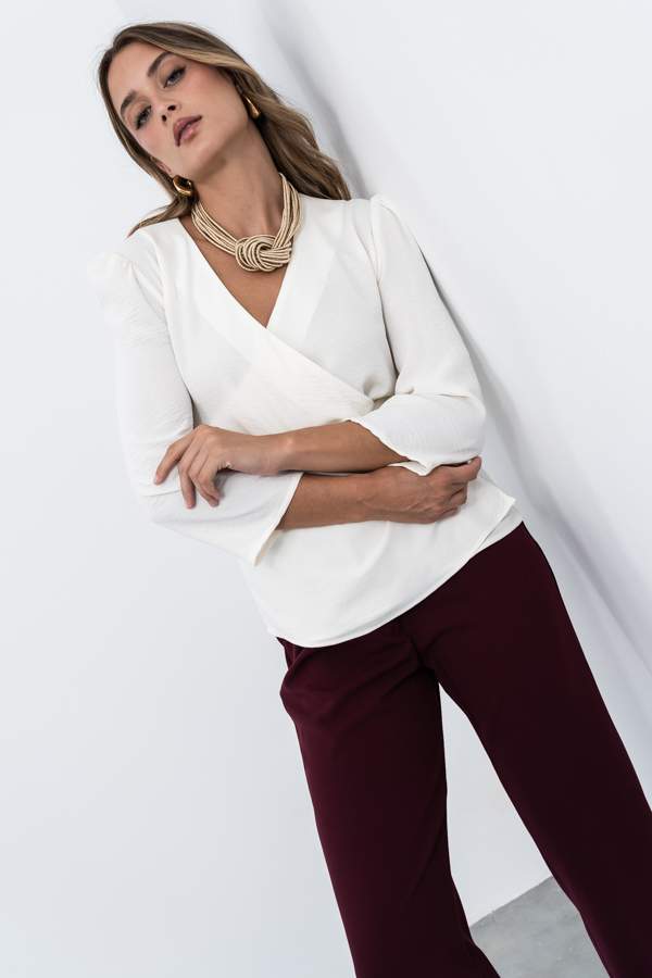BLUSA FRUNCE CINTURA