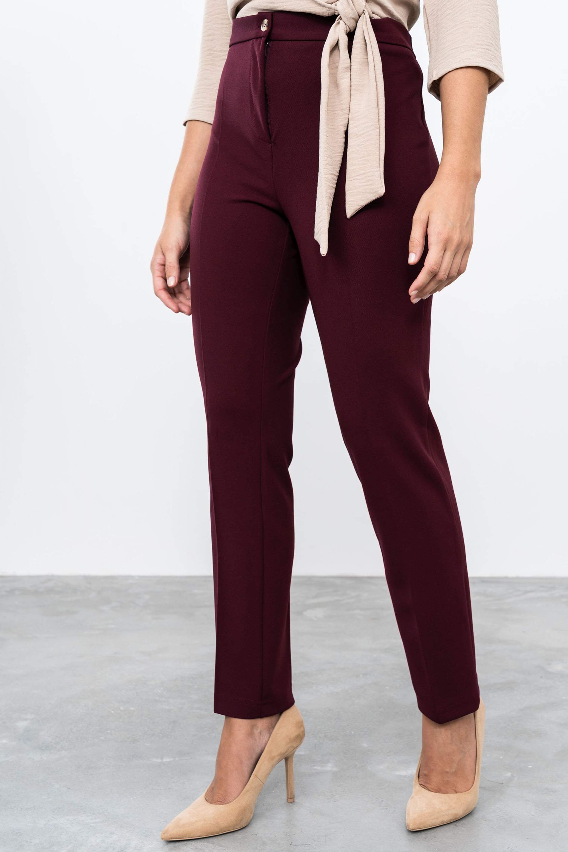 PANTALÓN GOMA CINTURA GRANATE
