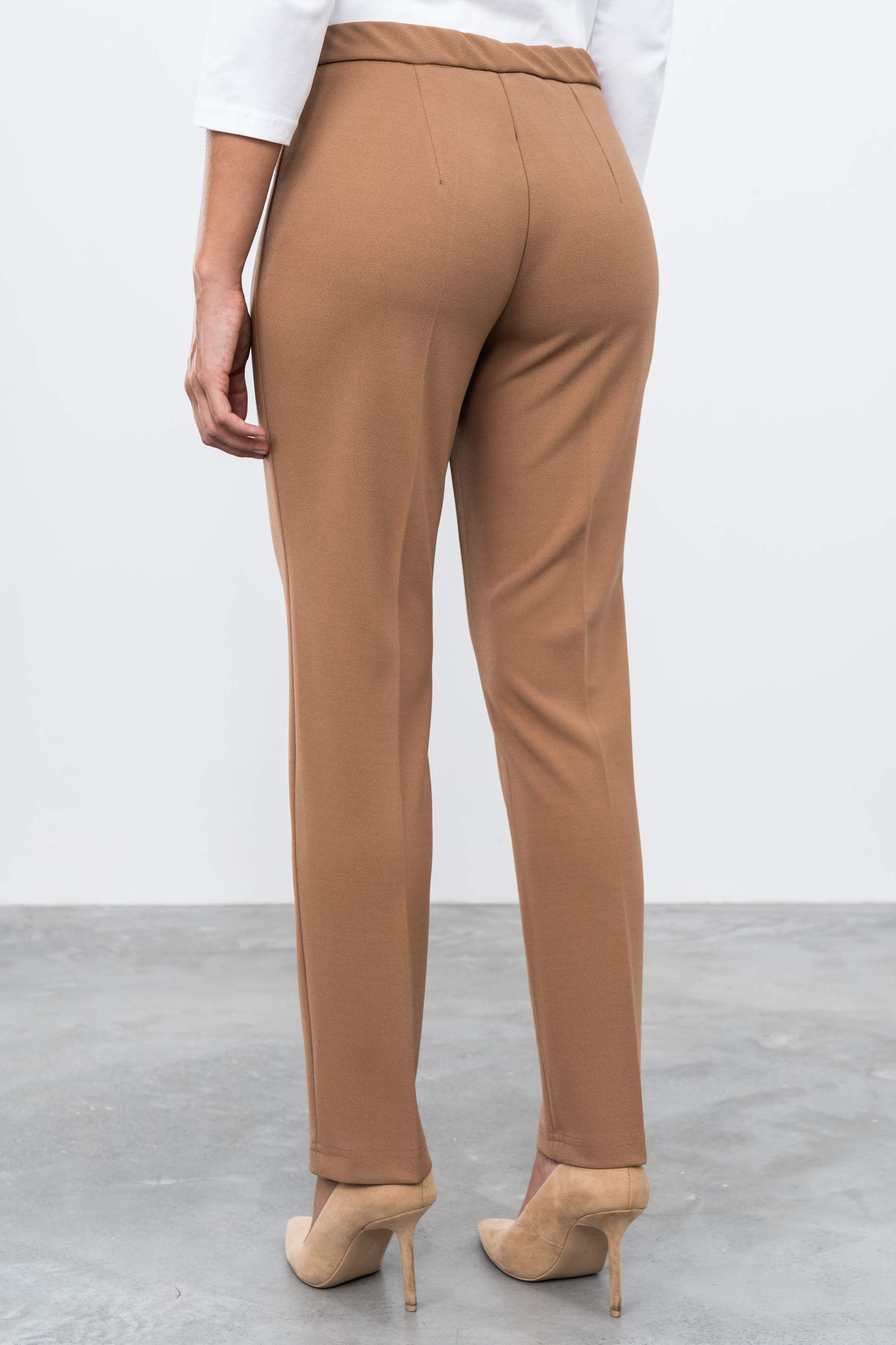 PANTALÓN GOMA CINTURA CAMEL