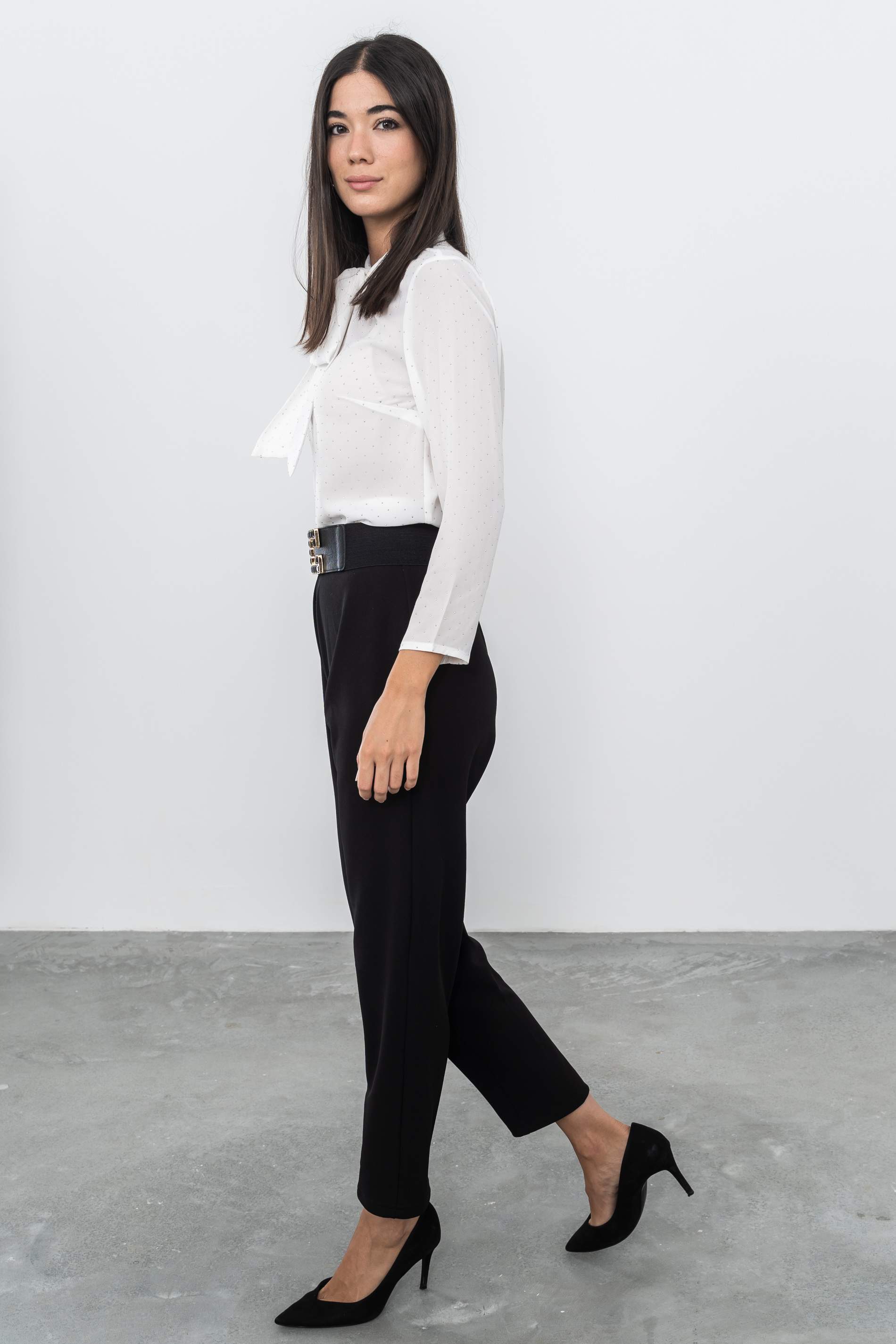 PANTALÓN BÁSICO GOMA NEGRO
