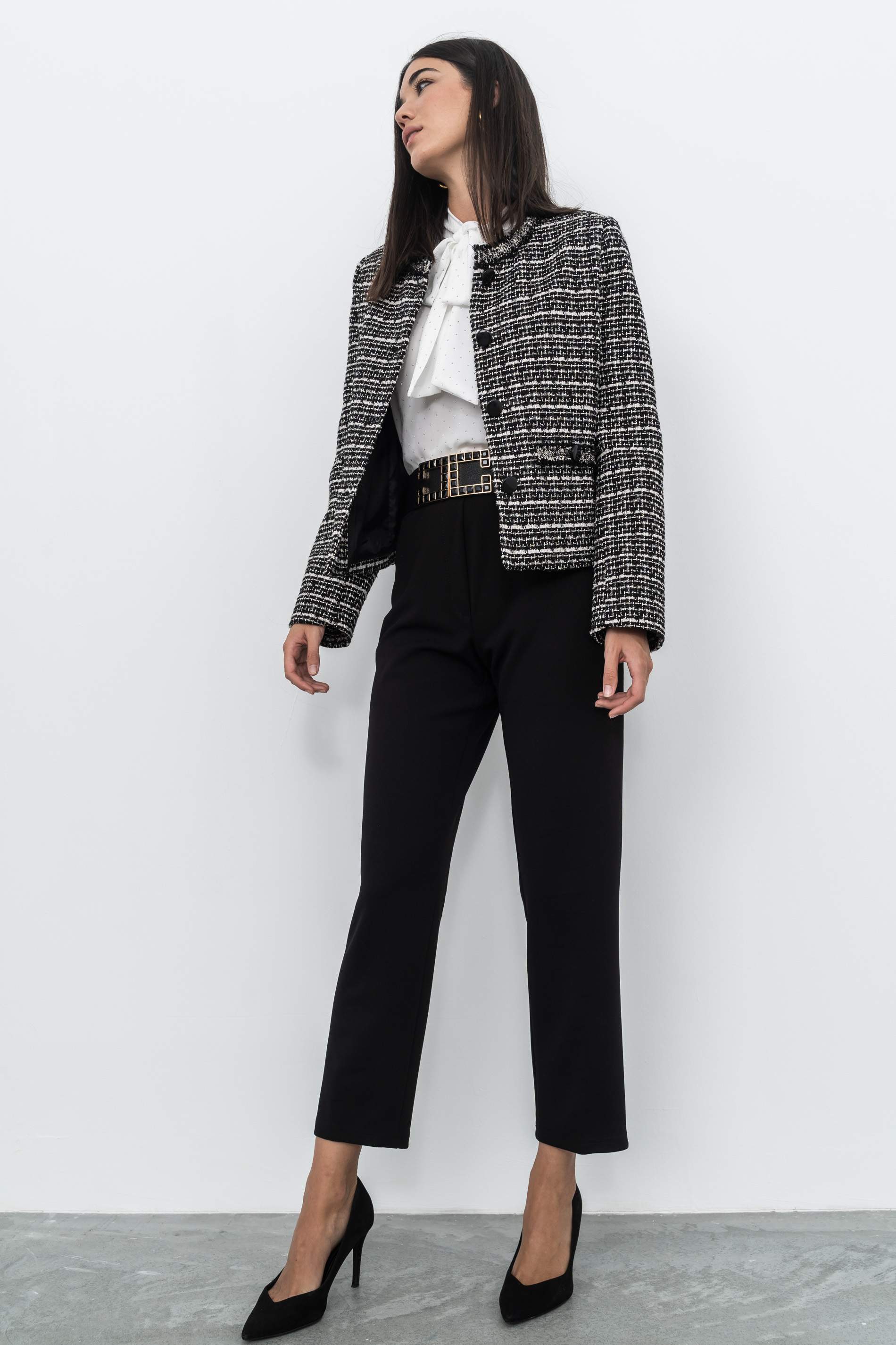 PANTALÓN BÁSICO GOMA NEGRO