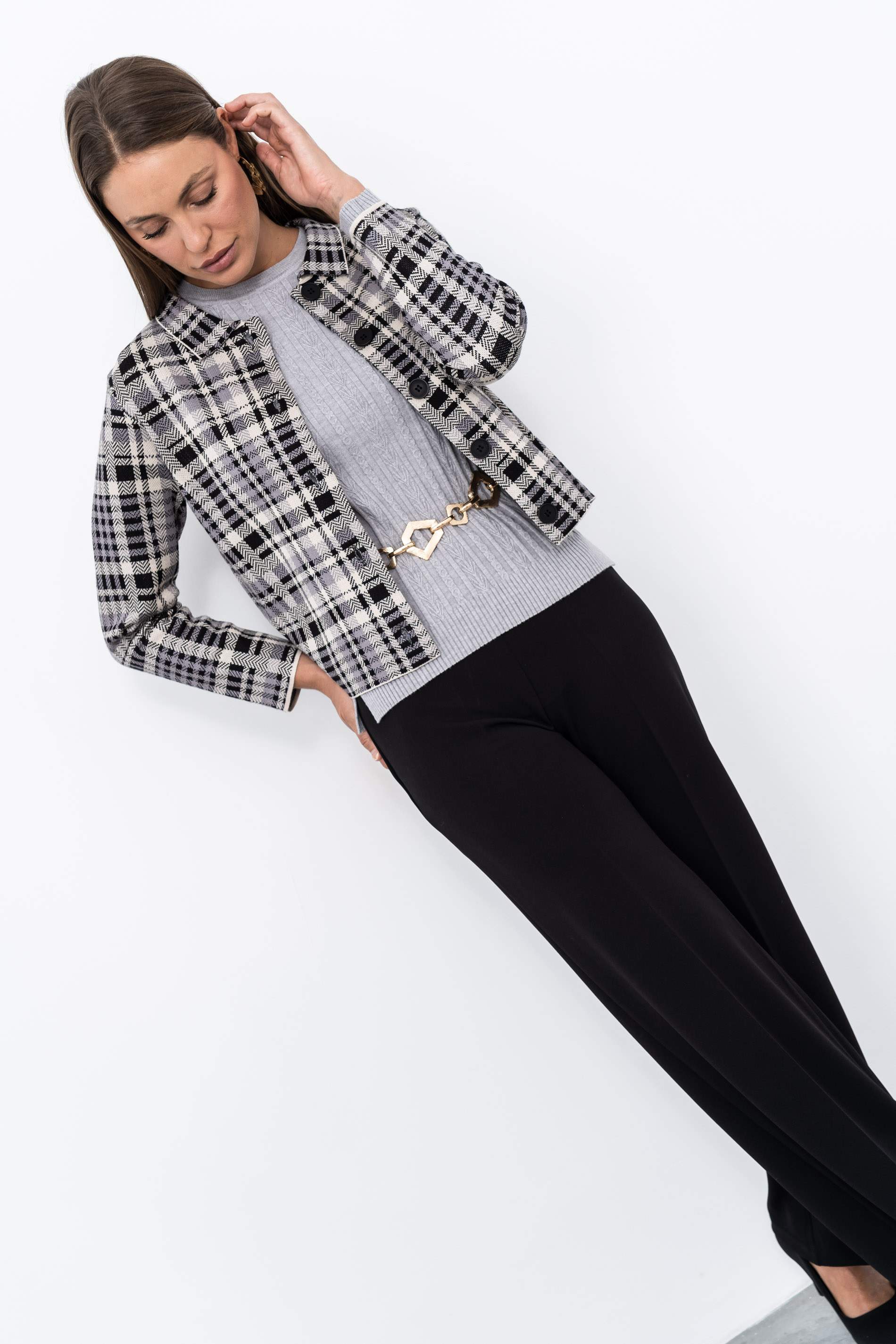 JERSEY OCHOS PEQUEÑOS GRIS