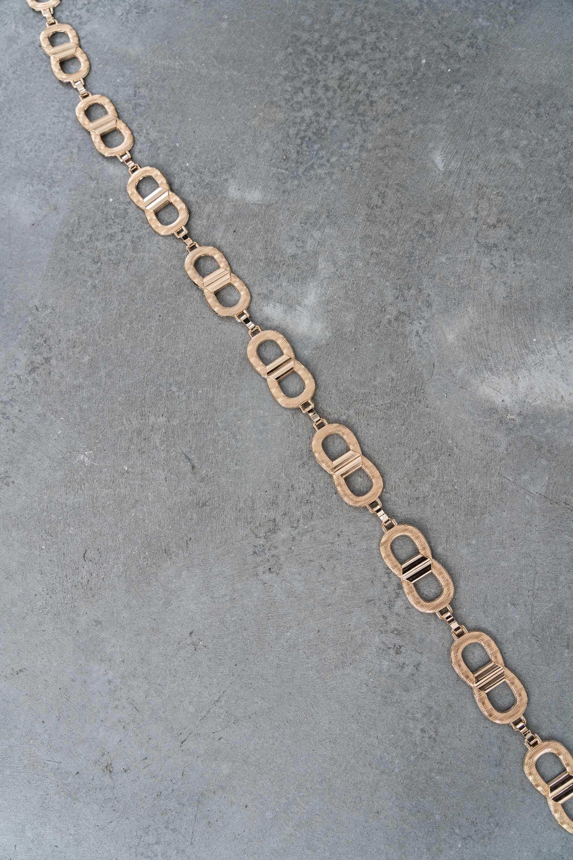 CINTURÓN CADENA ESLABONES PEQUEÑOS