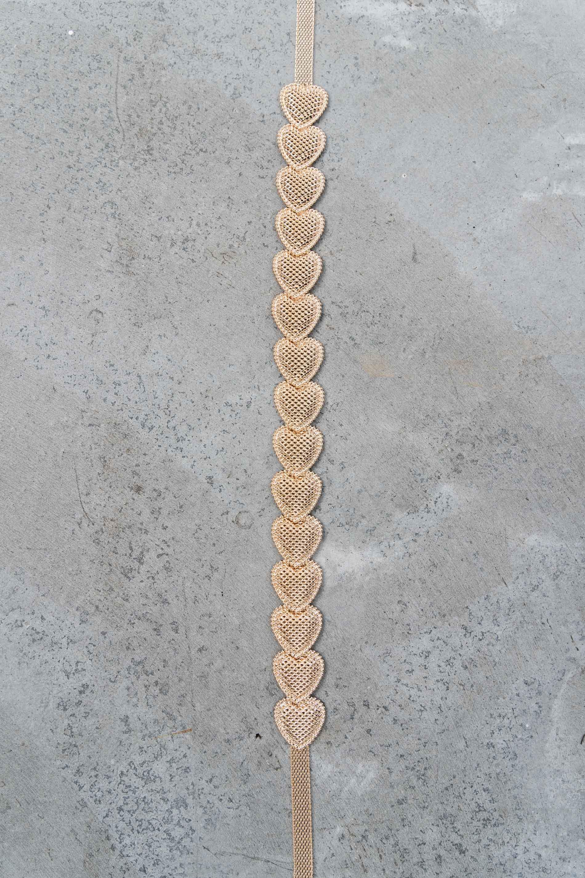 CINTURÓN CADENA CORAZONES