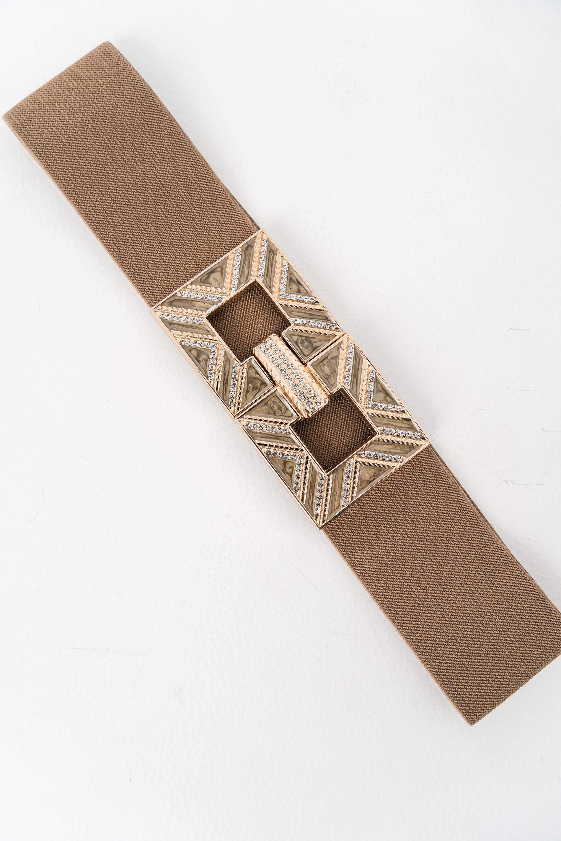 CINTURÓN ELÁSTICO HEBILLA COMBINADA