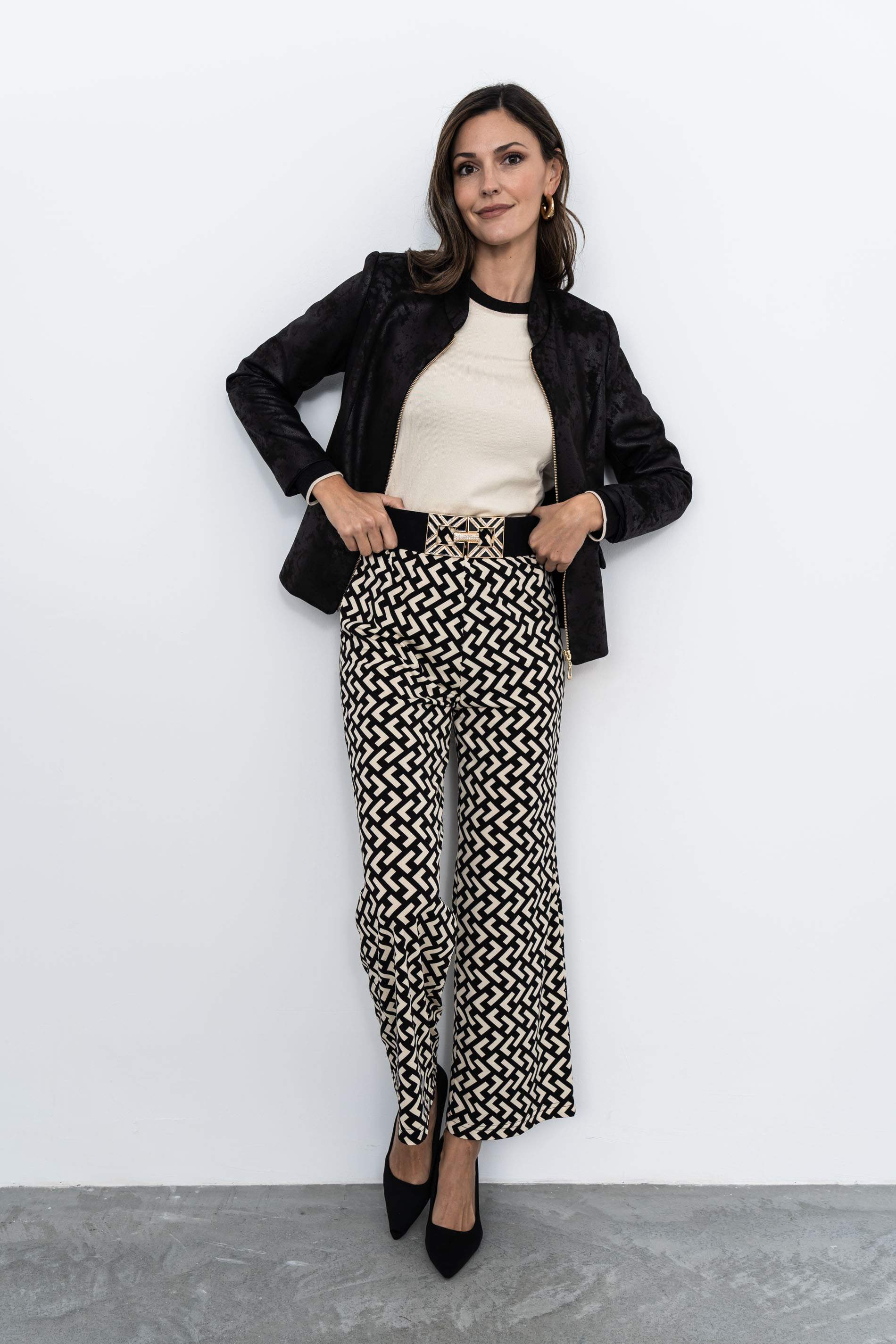 CINTURÓN ELÁSTICO HEBILLA COMBINADA