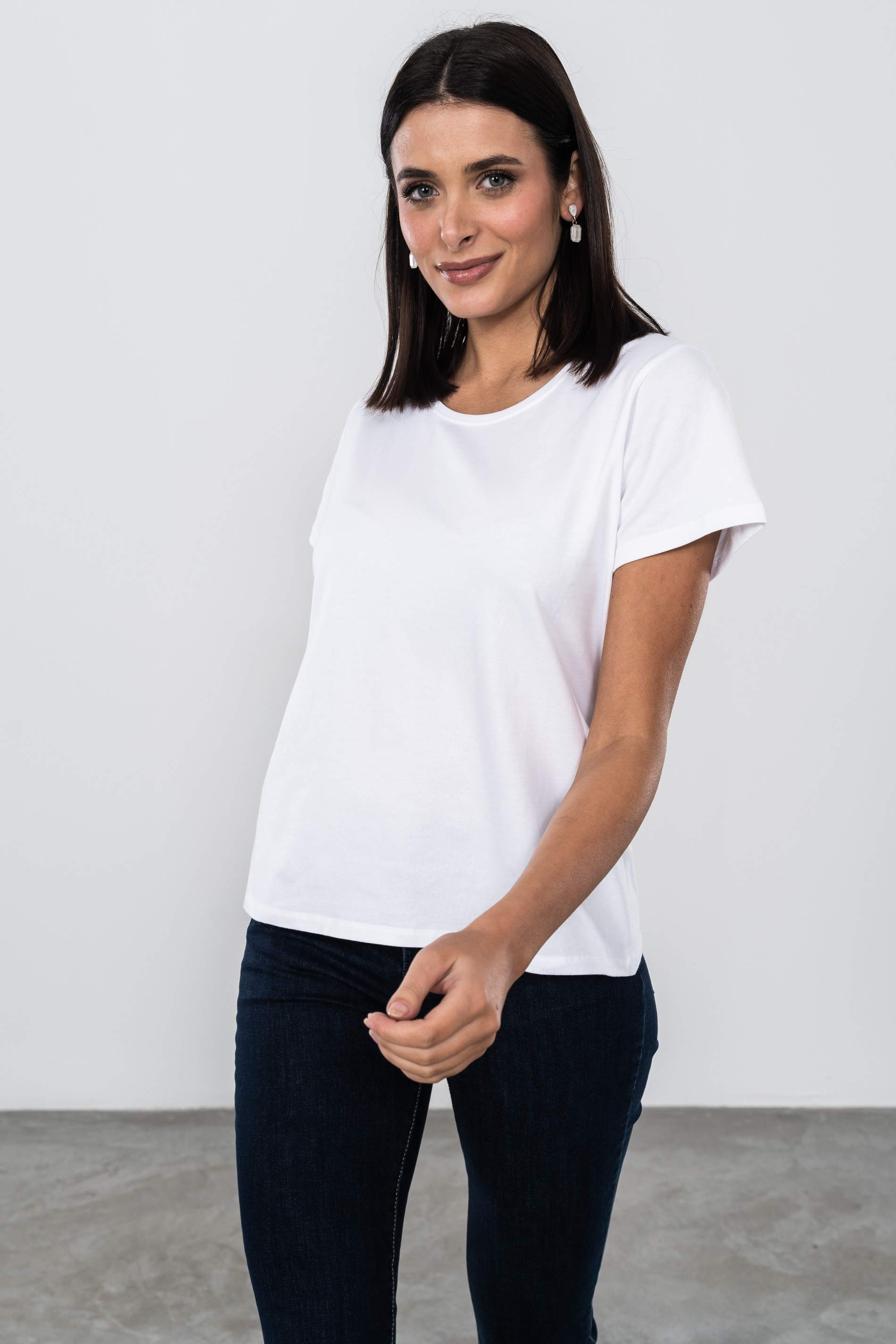 CAMISETA BÁSICA MANGA CORTA BLANCA