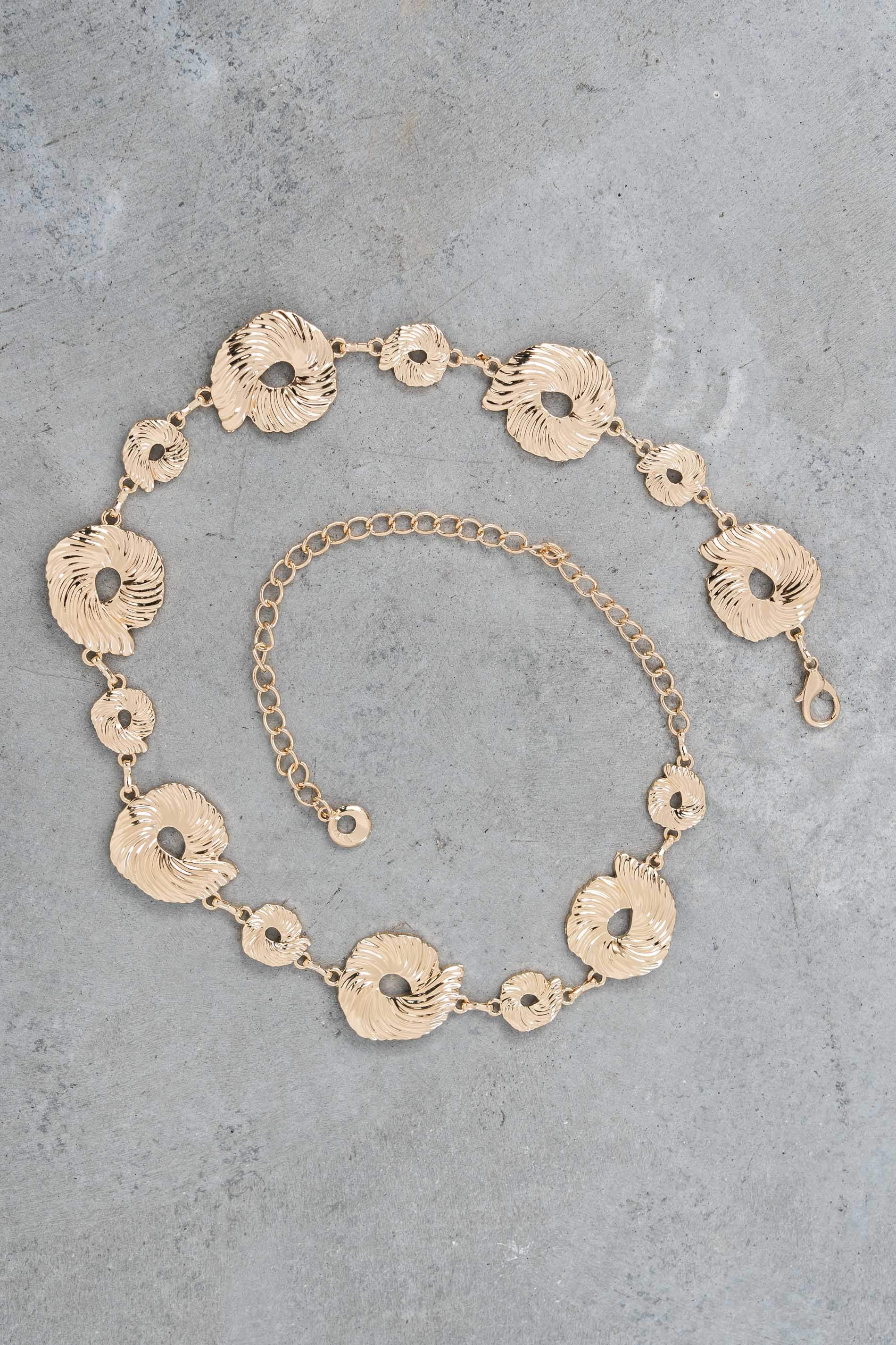 CINTURÓN CADENA EFECTO CARACOLA