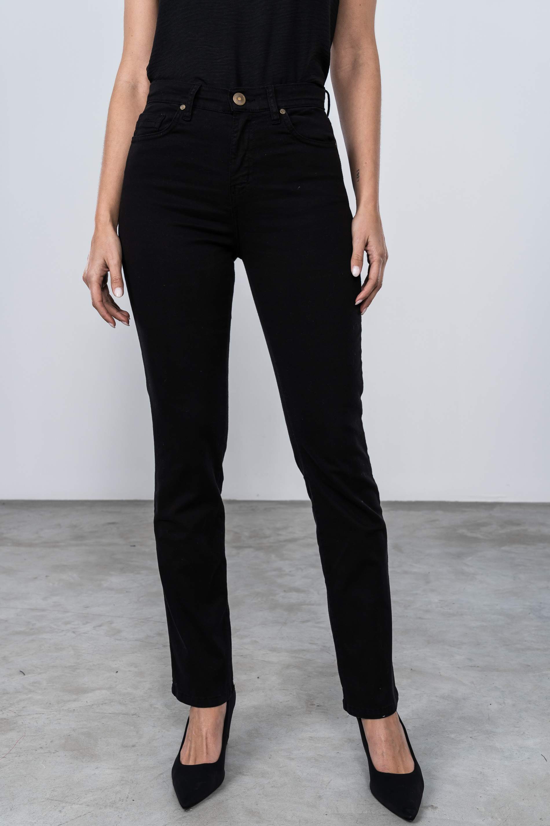 PANTALON 5 BOLSILLOS NEGRO