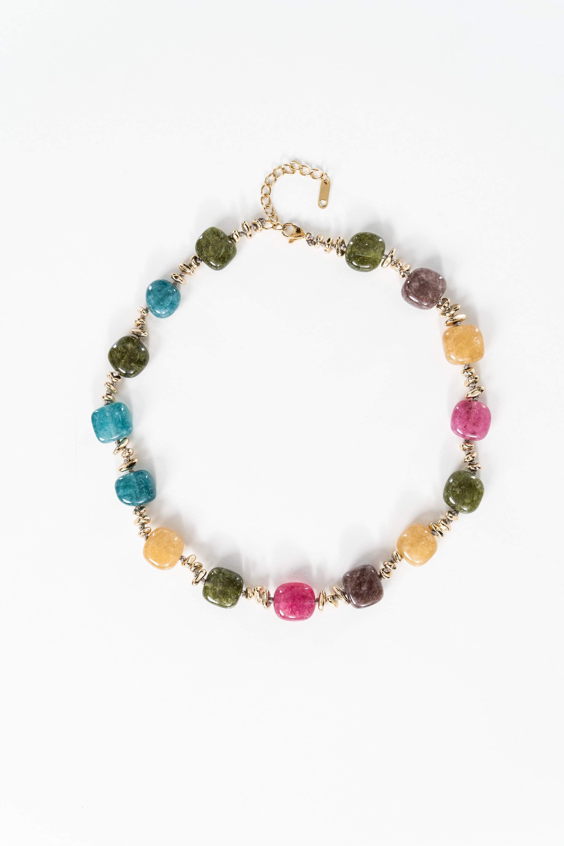 COLLAR PIEDRAS COLORES