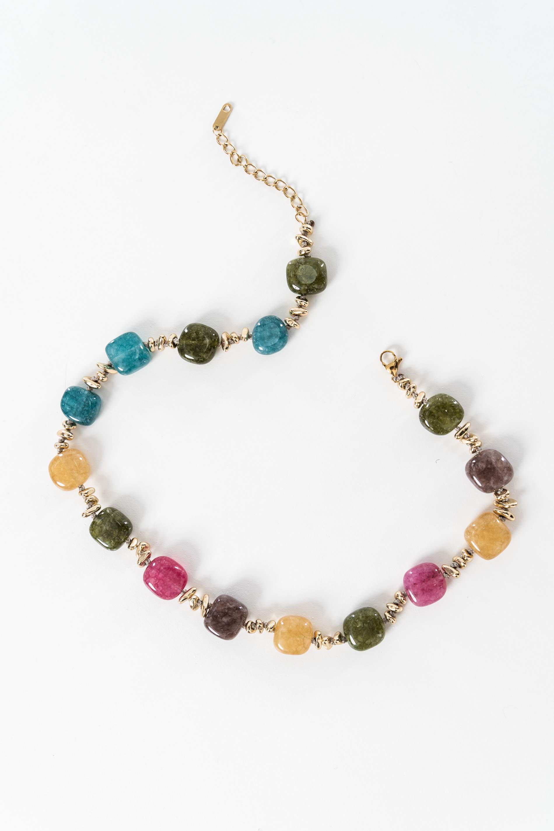 COLLAR PIEDRAS COLORES