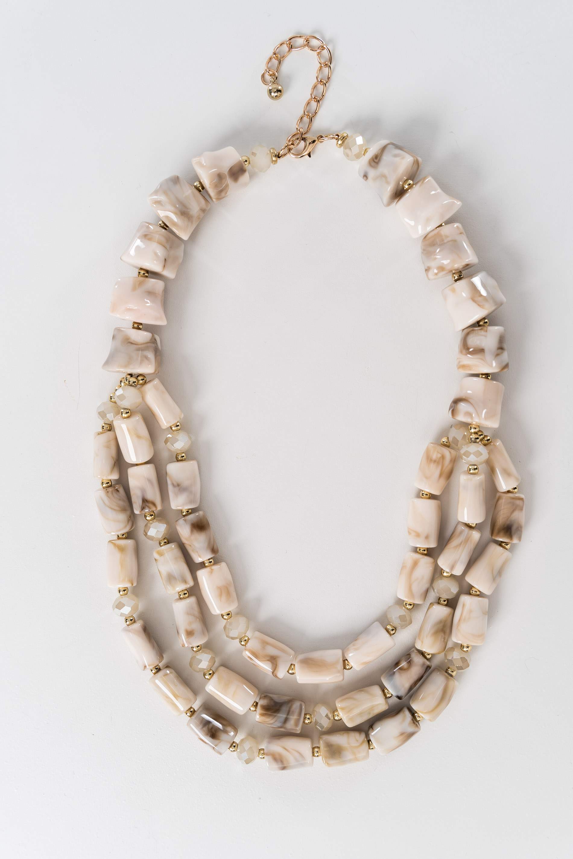 COLLAR PIEDRAS MARFIL