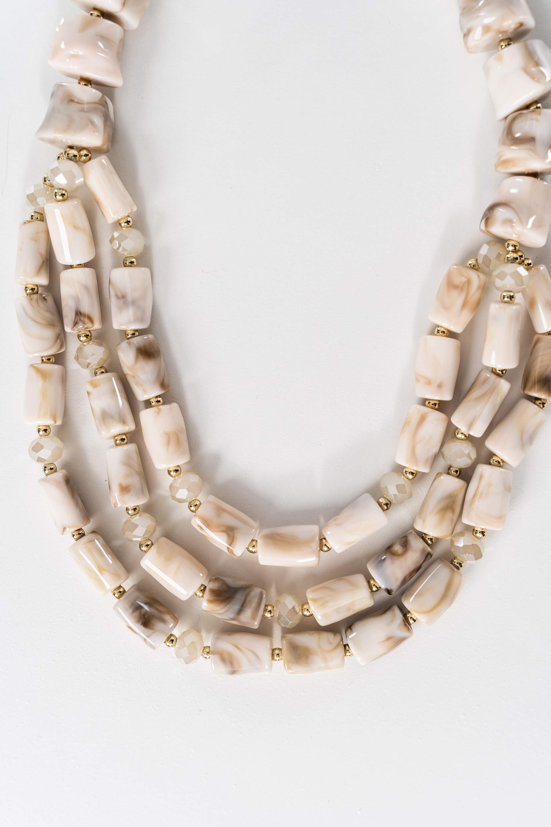 COLLAR PIEDRAS MARFIL
