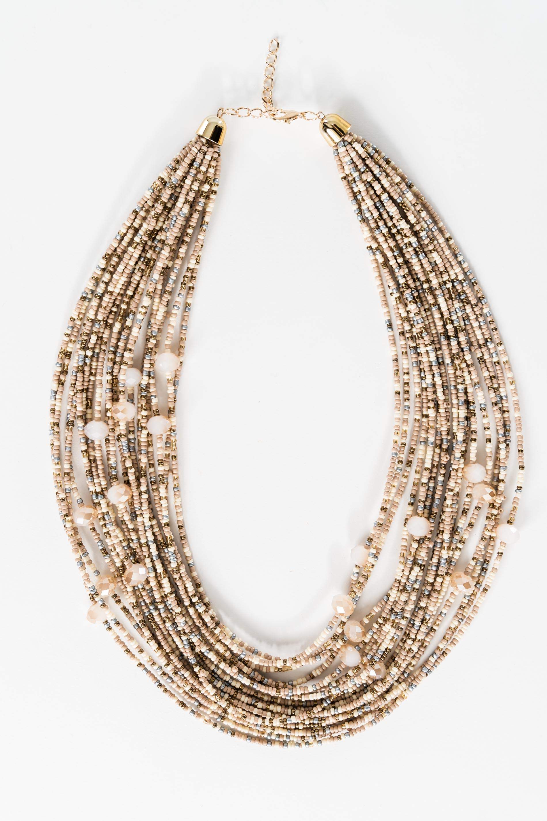COLLAR MULTIVUELTAS ABALORIOS