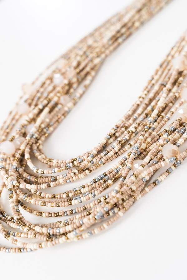 COLLAR MULTIVUELTAS ABALORIOS