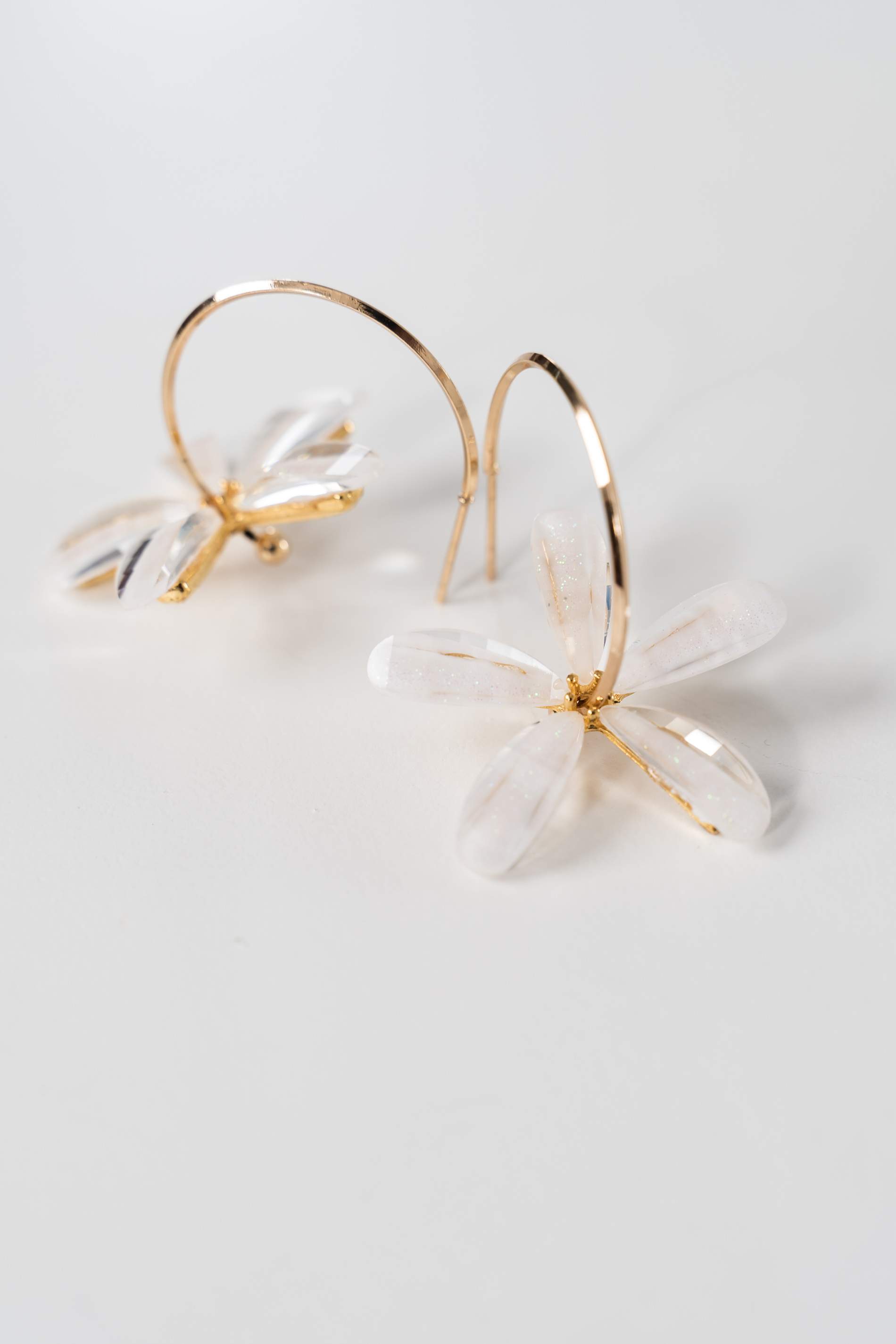 PENDIENTES FLOR CRISTAL