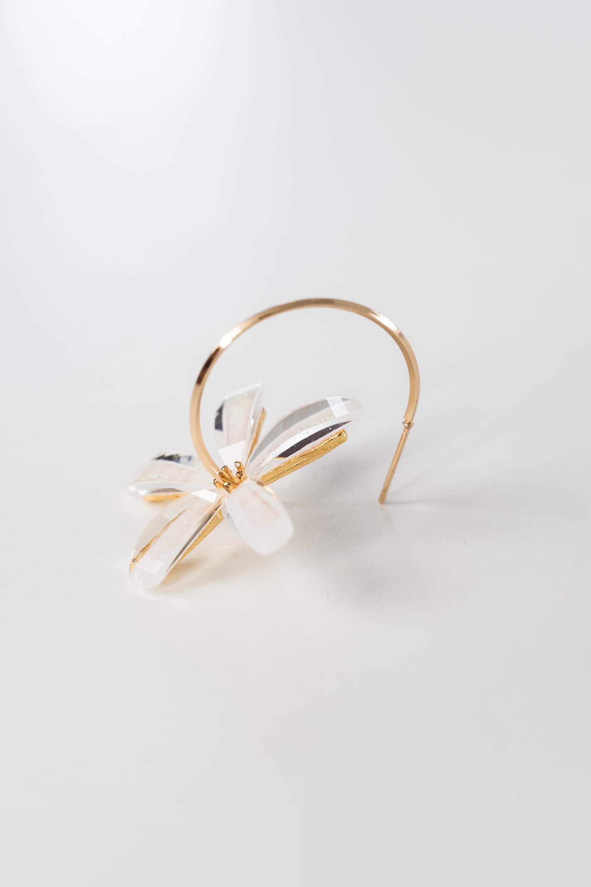 PENDIENTES FLOR CRISTAL