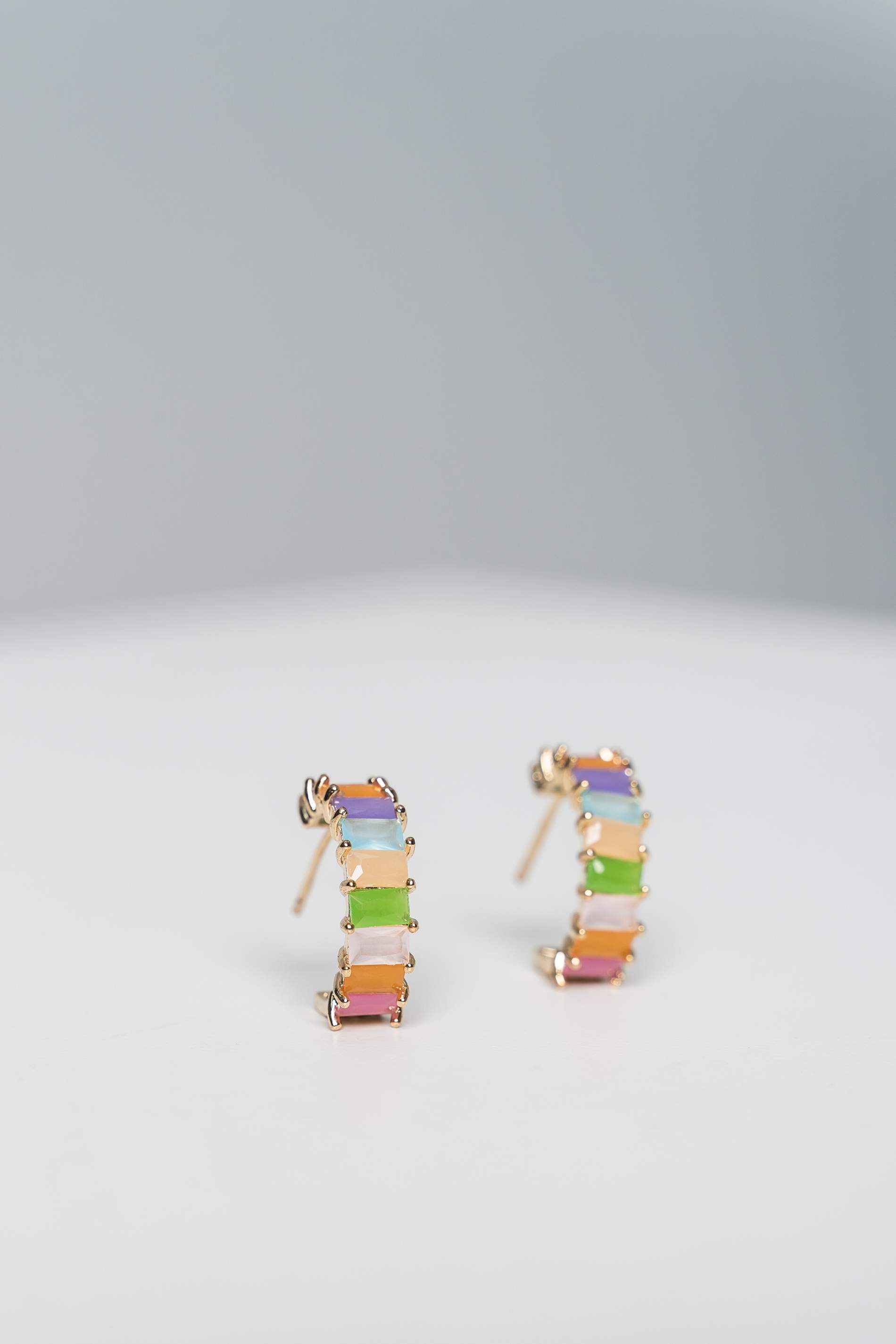AROS PIEDRAS ENGARZADAS PEQUEÑO VERDE AGUA
