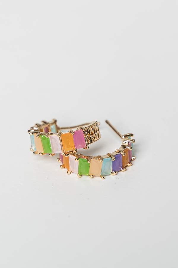 AROS PIEDRAS ENGARZADAS PEQUEÑO VERDE AGUA