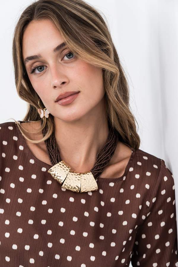 COLLAR PIEZA ORO 